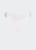 Heather Hills lace tanga  White
