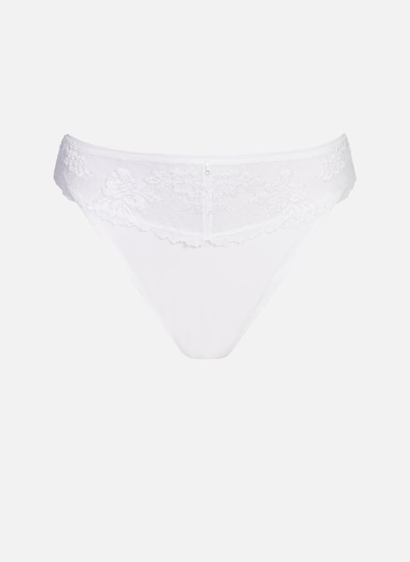Heather Hills lace tanga White by WACOAL WACOAL Heather Hills lace tanga White