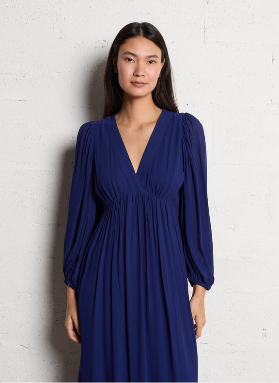 Robe longue livia Bleu by MAISON 123 MAISON 123 Robe longue livia Bleu