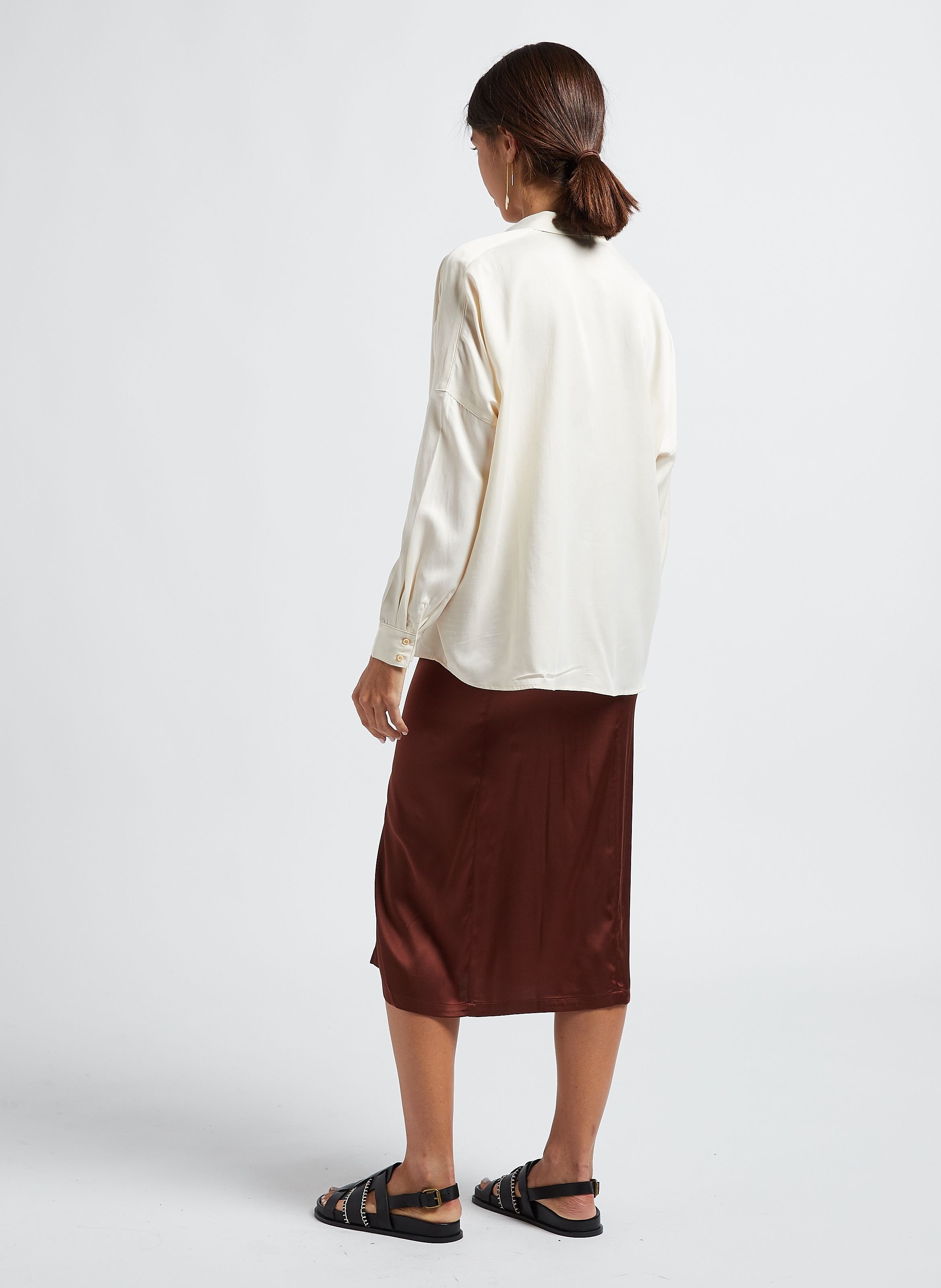 Chemise col classique lady d SESSUN Beige