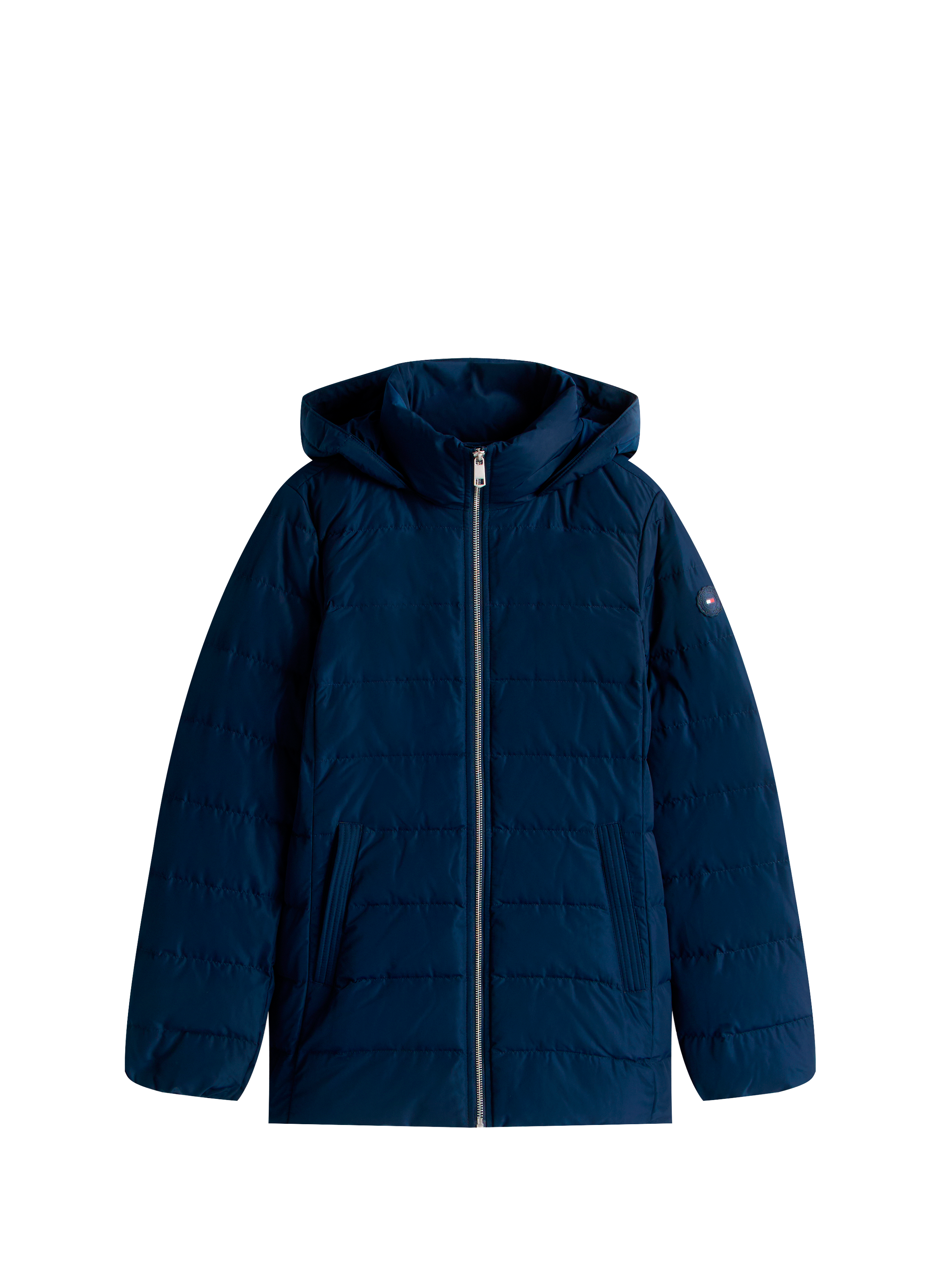 Hooded down jacket TOMMY HILFIGER Blue
