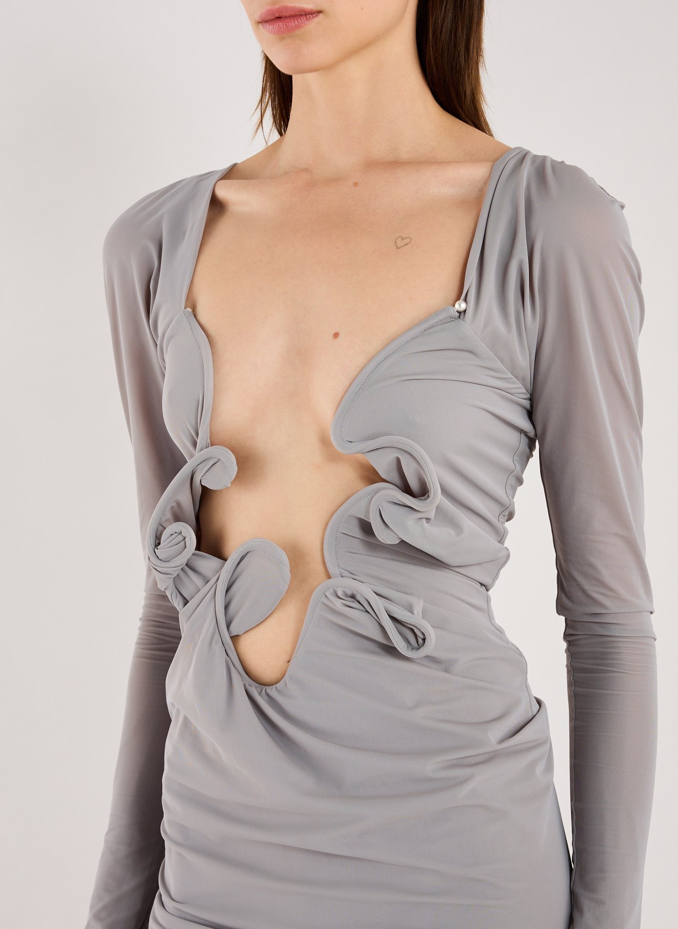 Robe Vénus moulée CHRISTOPHER ESBER Gris