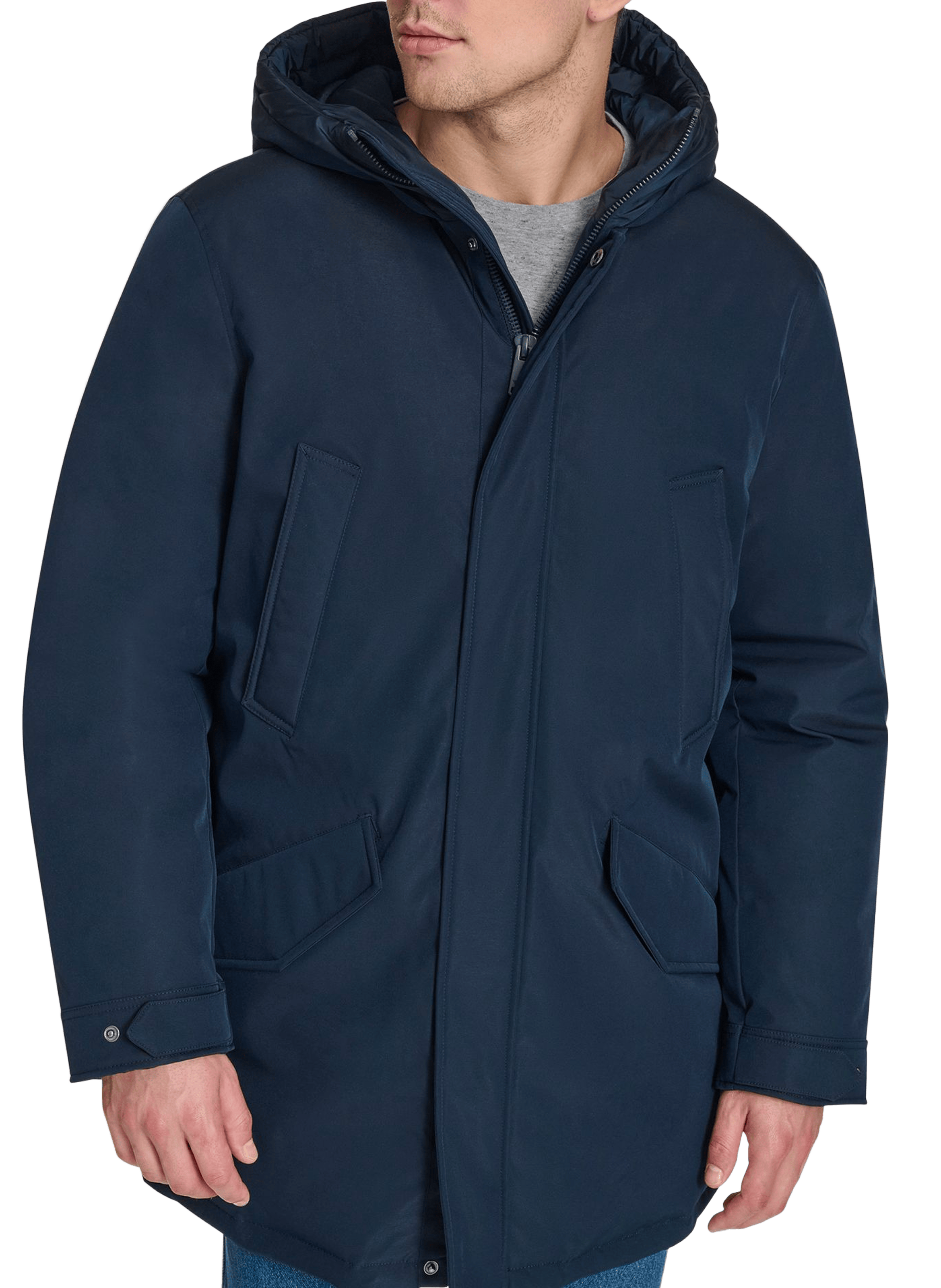 DOCKERS Veste doublée à capuche Blue