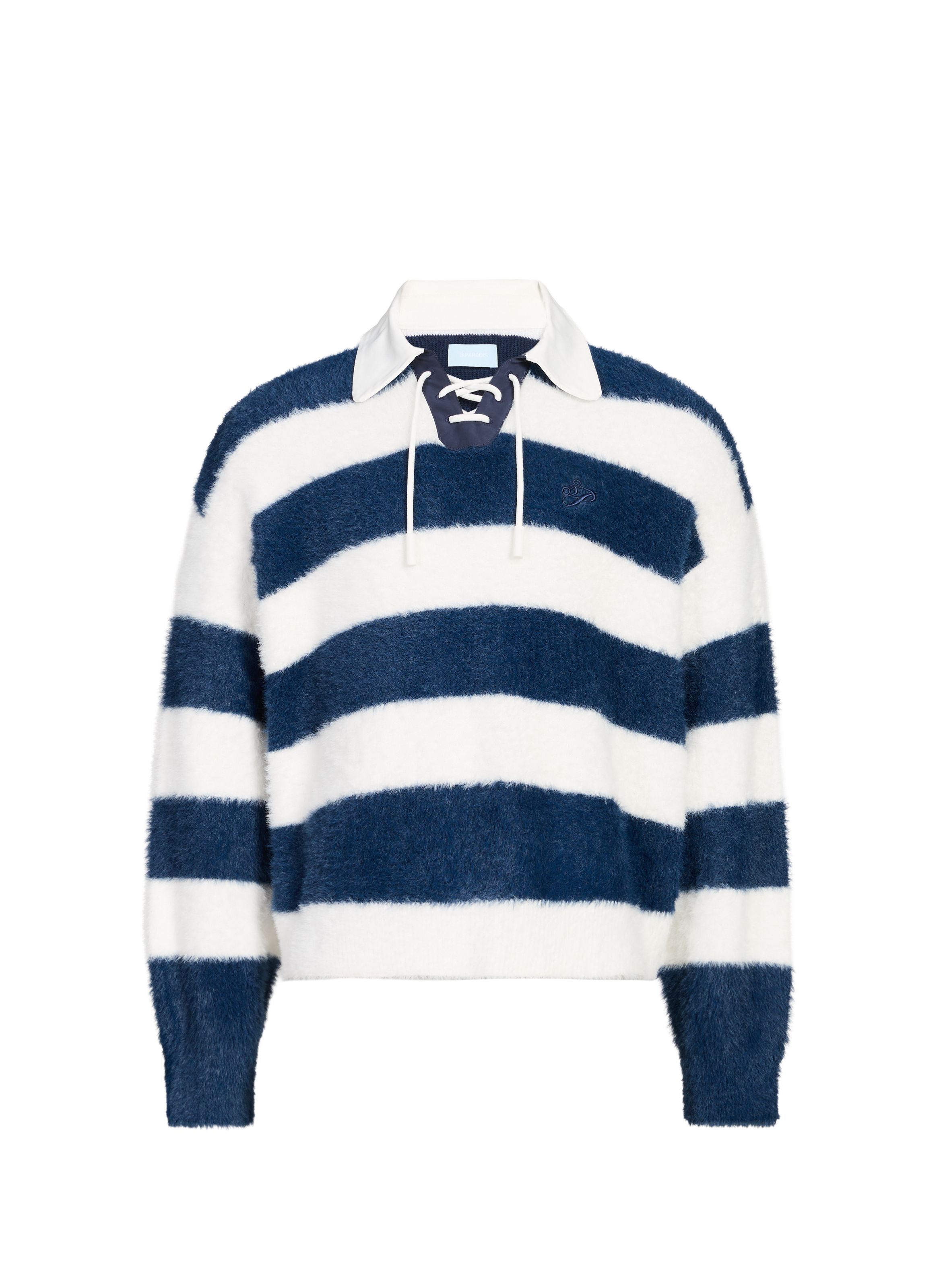 Pull ample à rayures 3 PARADIS Bleu