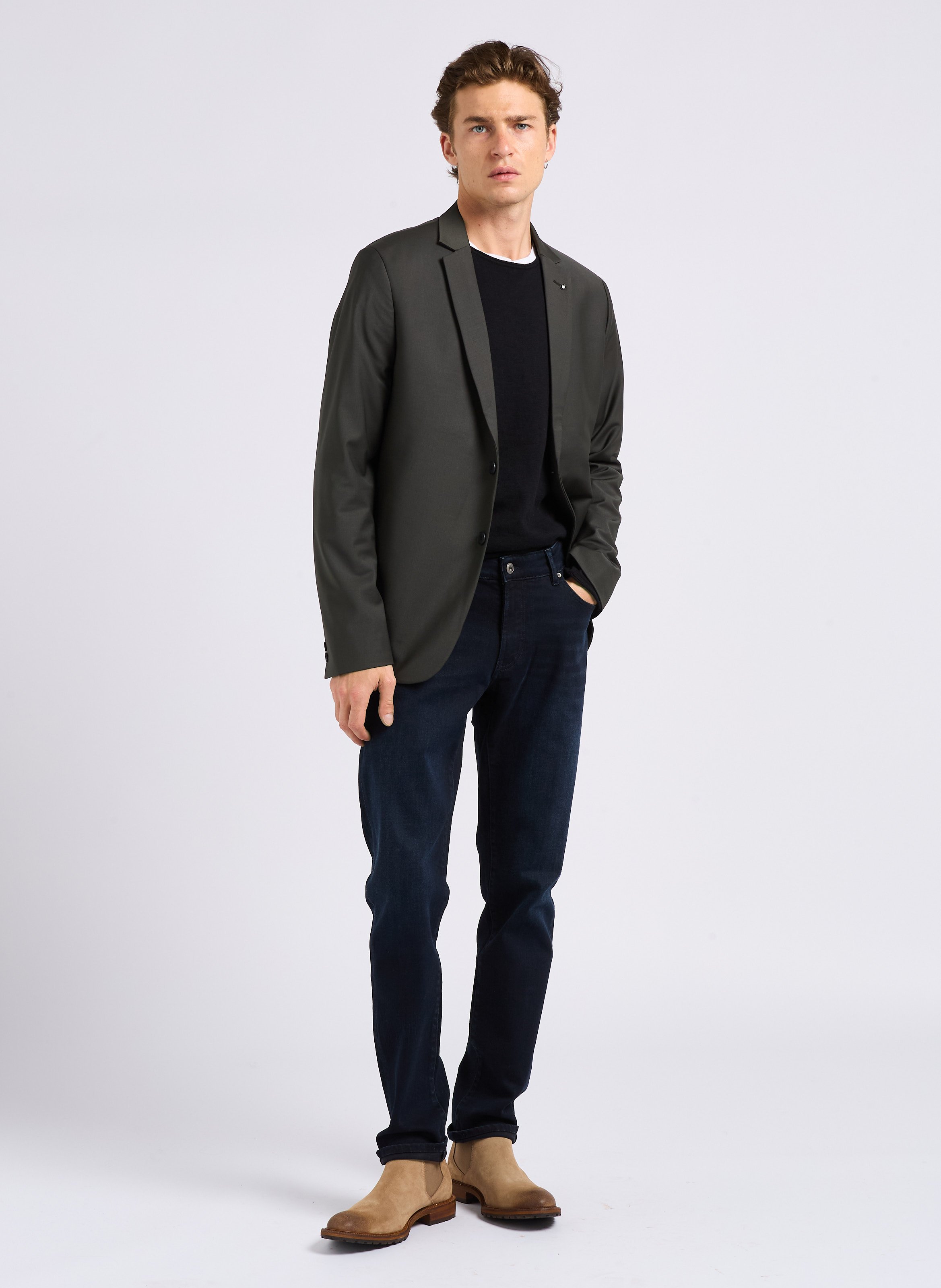 Pull col bateau en coton IKKS Noir