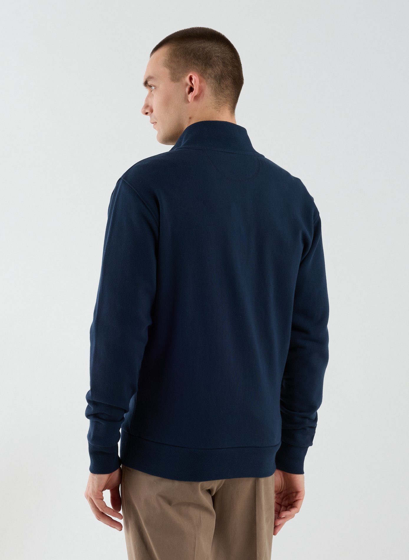 High-neck cotton vest LA MARTINA Blue