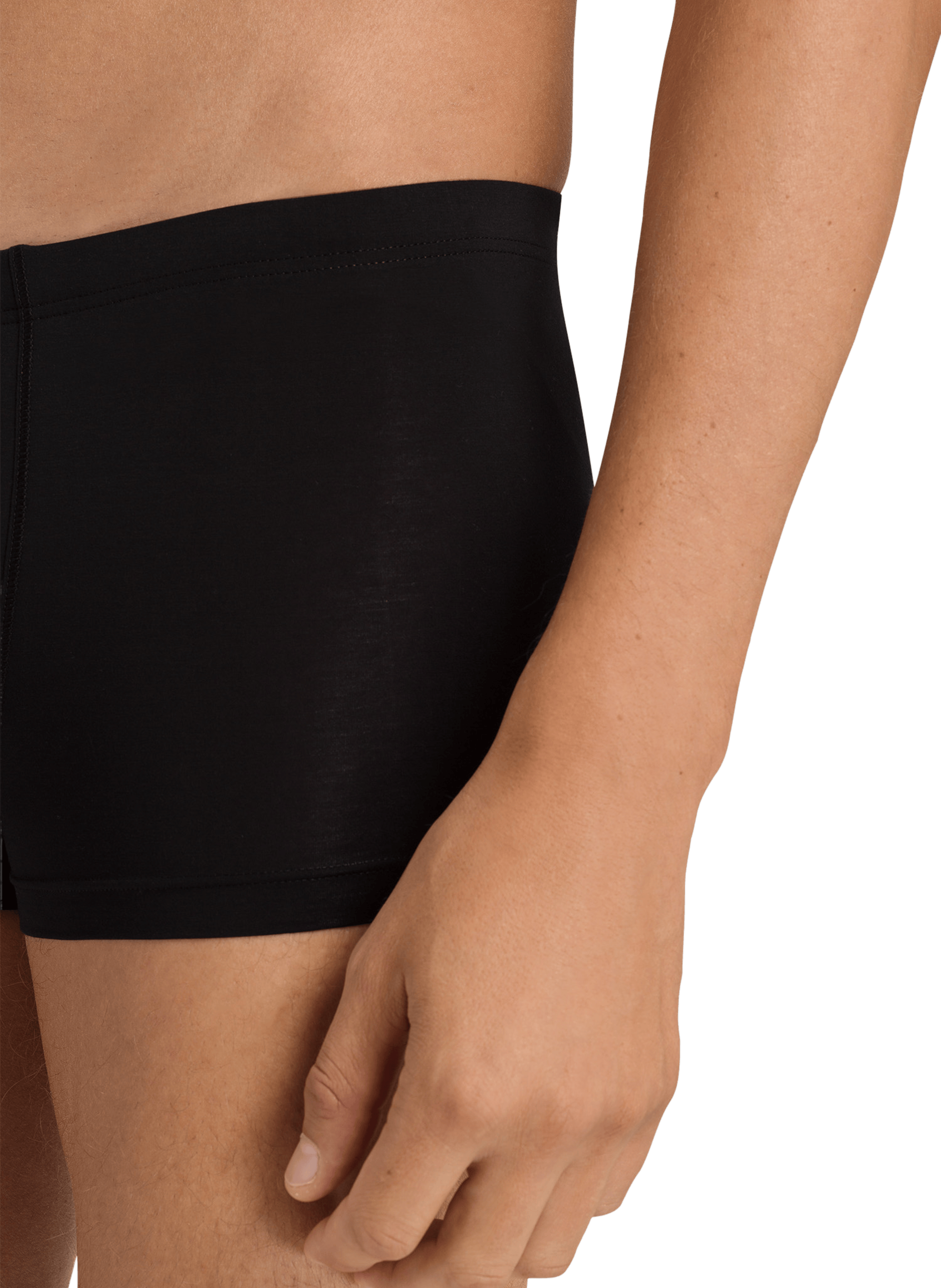 Cotton boxers HANRO Black
