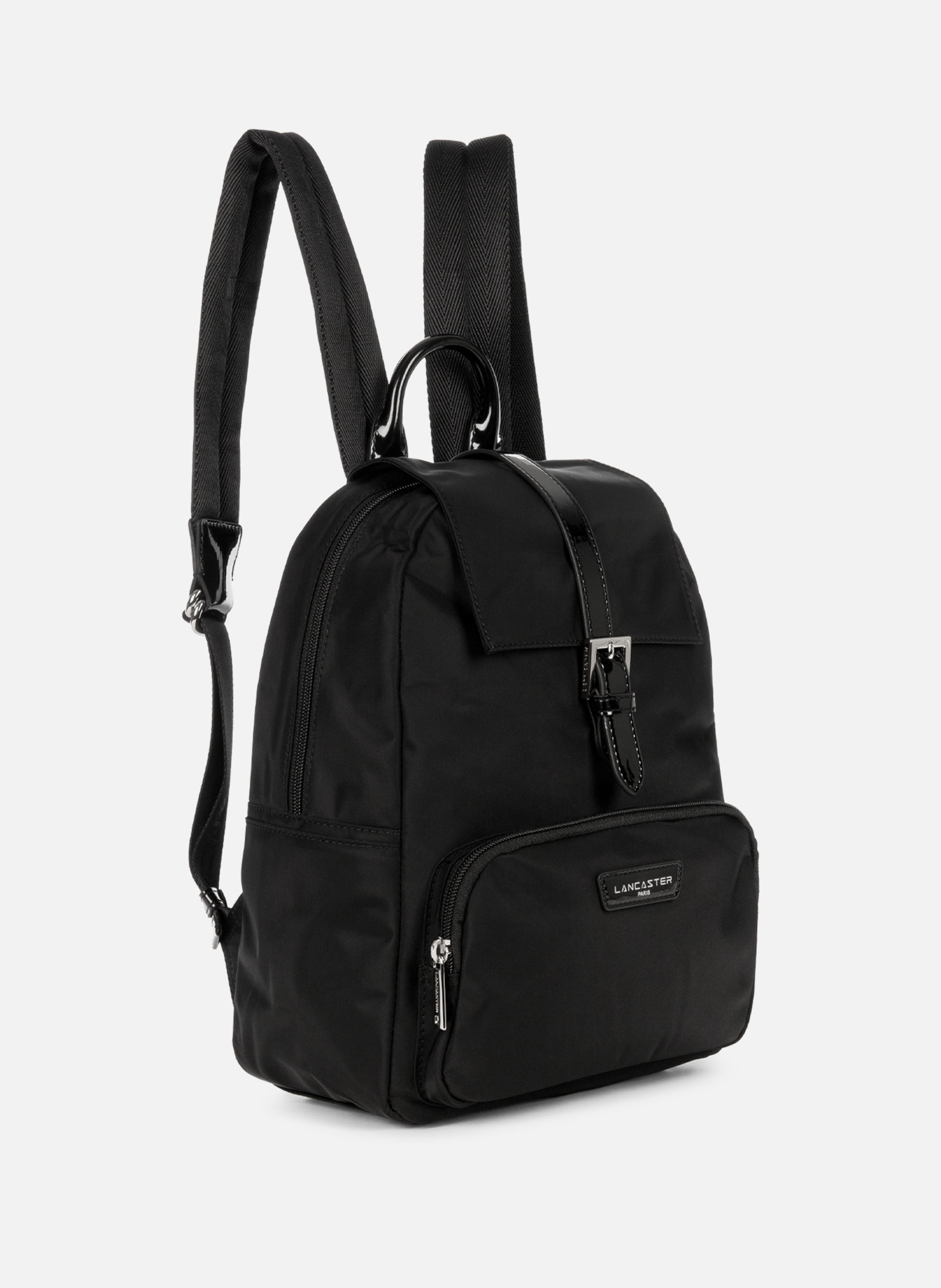 Sac à dos - basic verni LANCASTER Noir