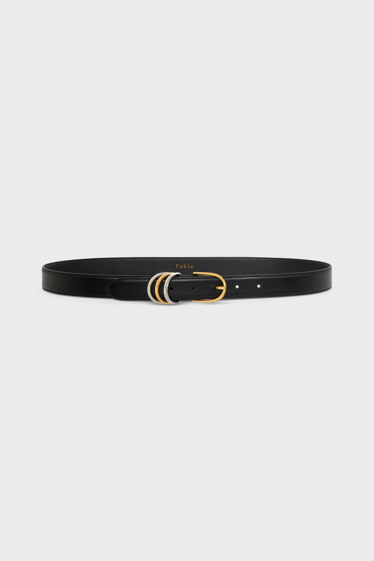 Ceinture en cuir - constance PABLO Noir