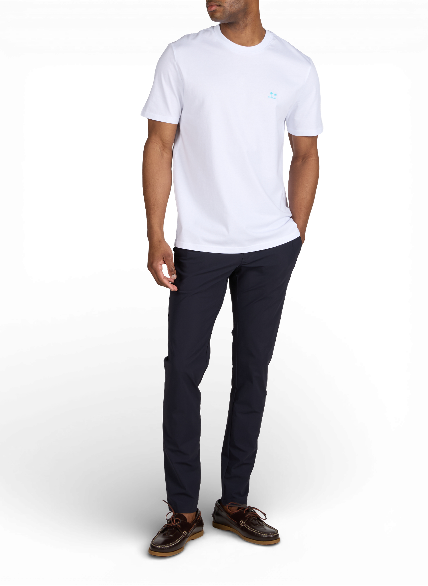 Cotton round-neck T-shirt 1789 CALA White