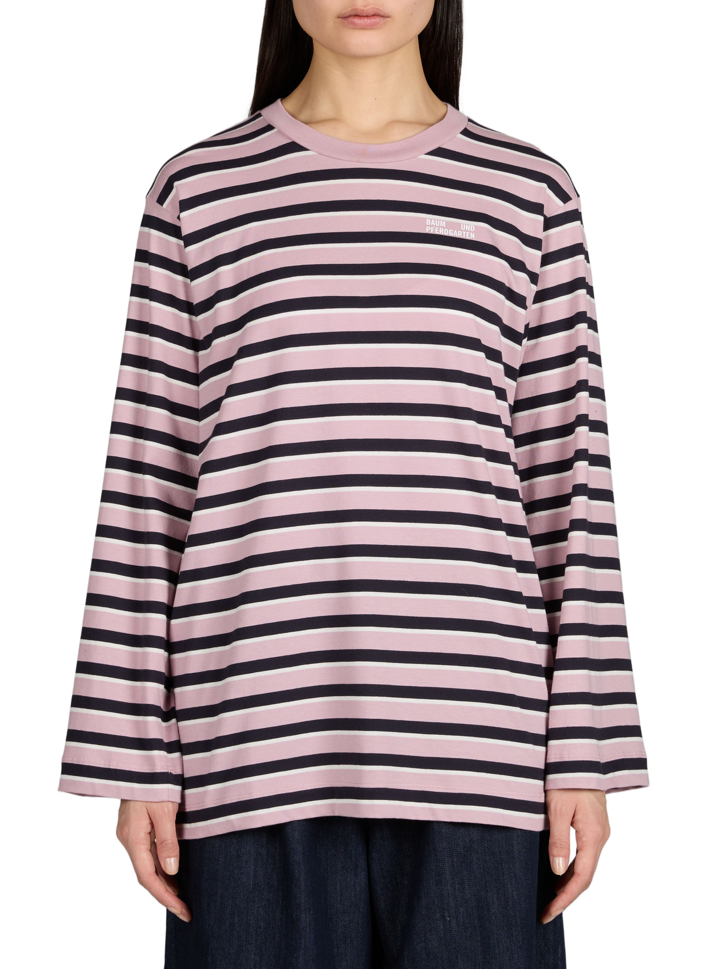 T-shirt manches longues à rayures  BAUM UND PFERDGARTEN Multicolore