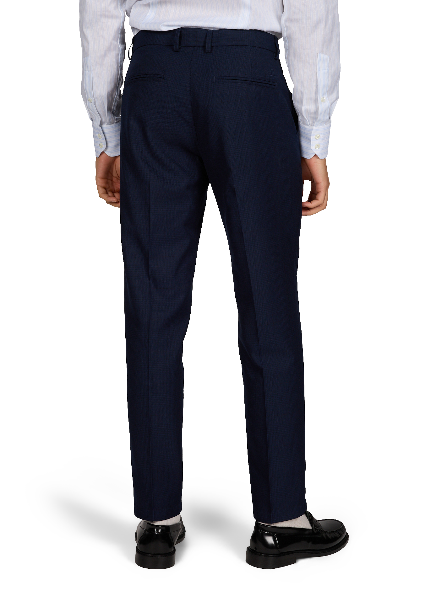 Tweed trousers LES DEUX Blue