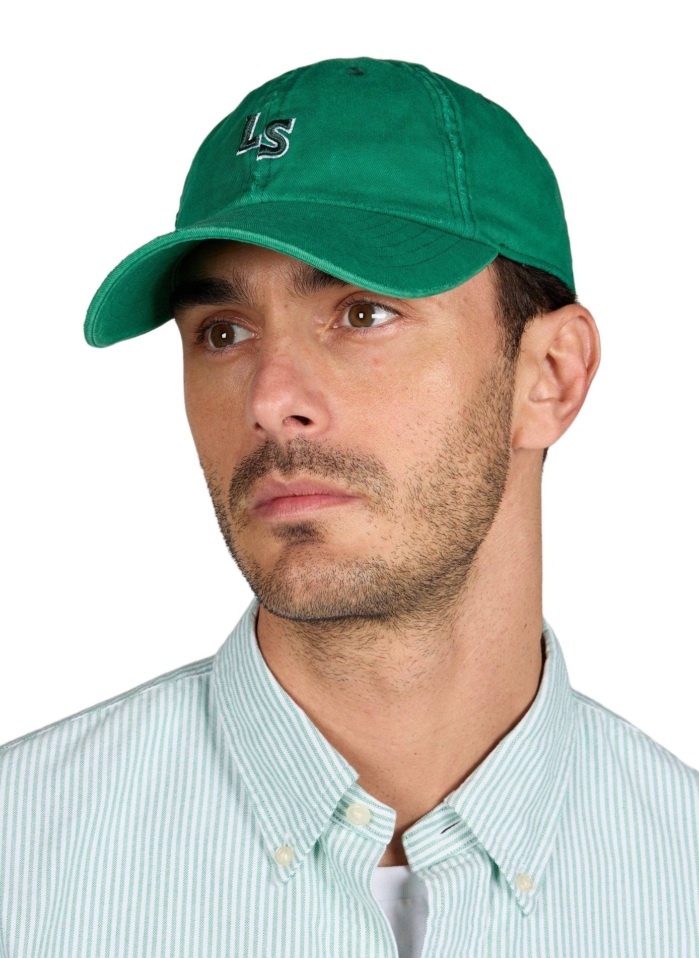 Casquette brodée en coton LEVIS ACCESSOIRES Vert