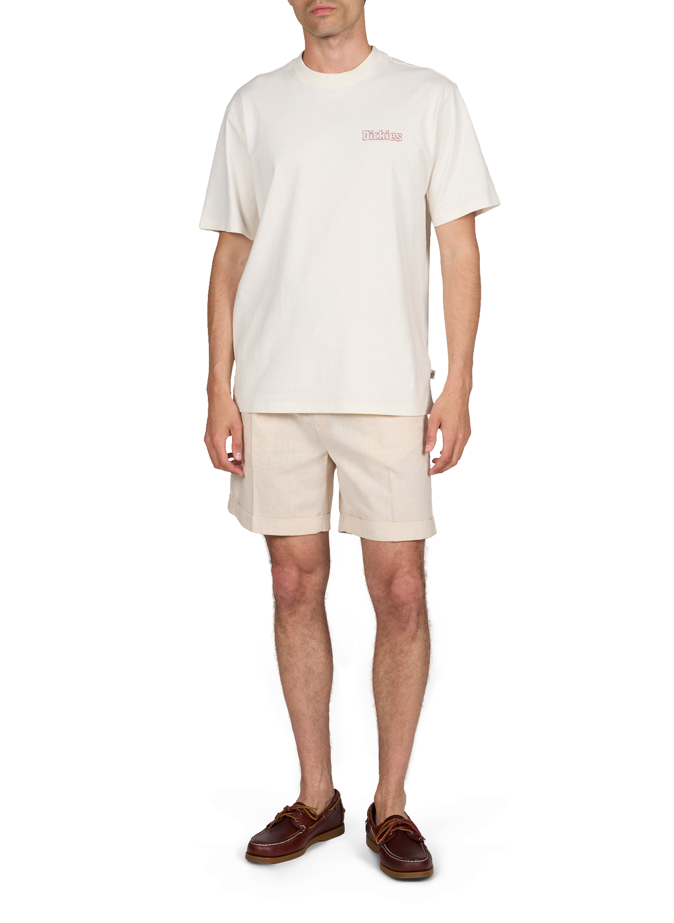 T-shirt imprimé en coton DICKIES Blanc