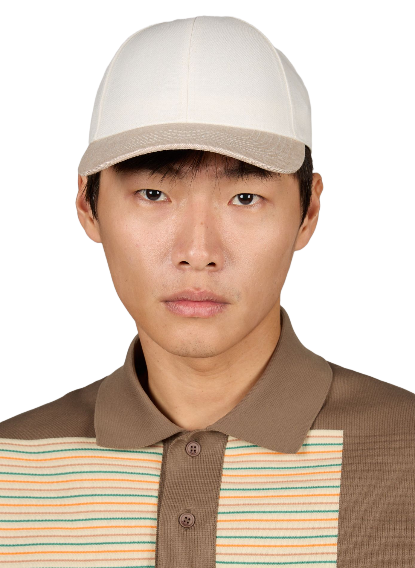 Linen baseball cap VARSITY Beige