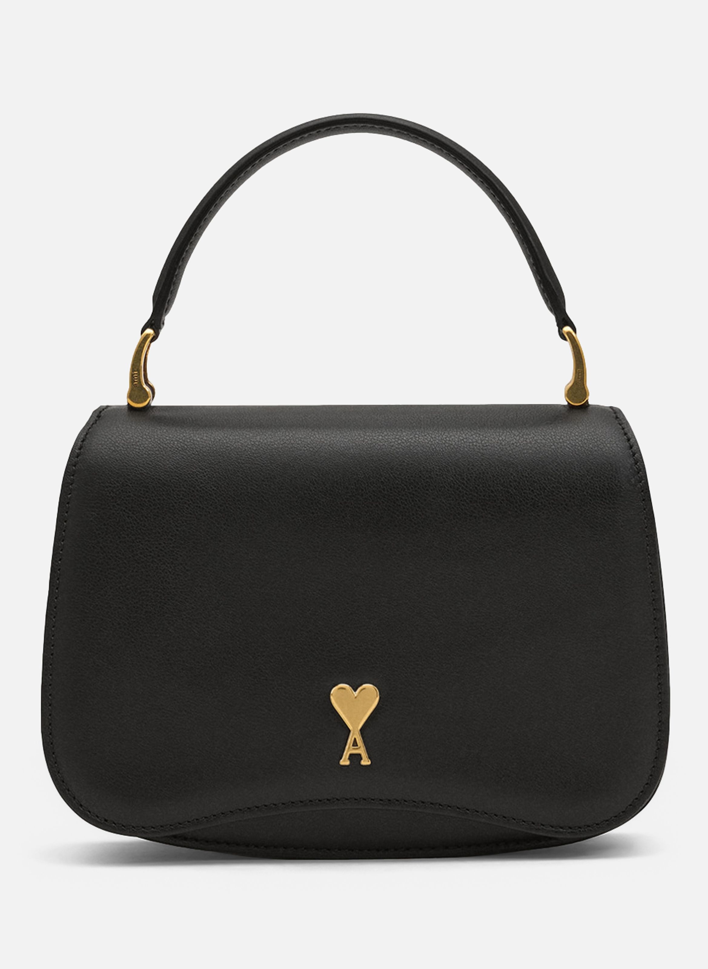 Sac porté main paris paris unisexe en cuir de vachette AMI PARIS Noir