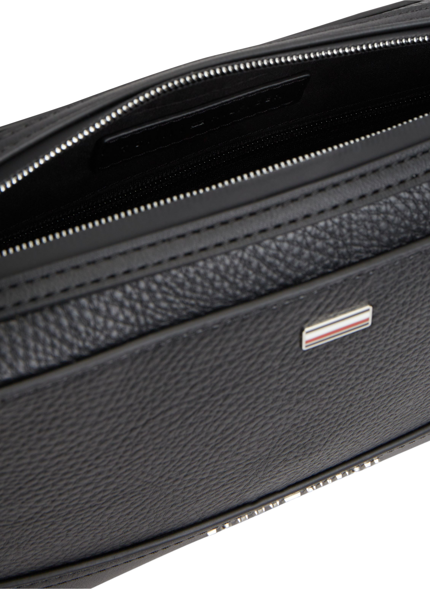 Sac texturé à bandoulière réglable TOMMY HILFIGER Noir