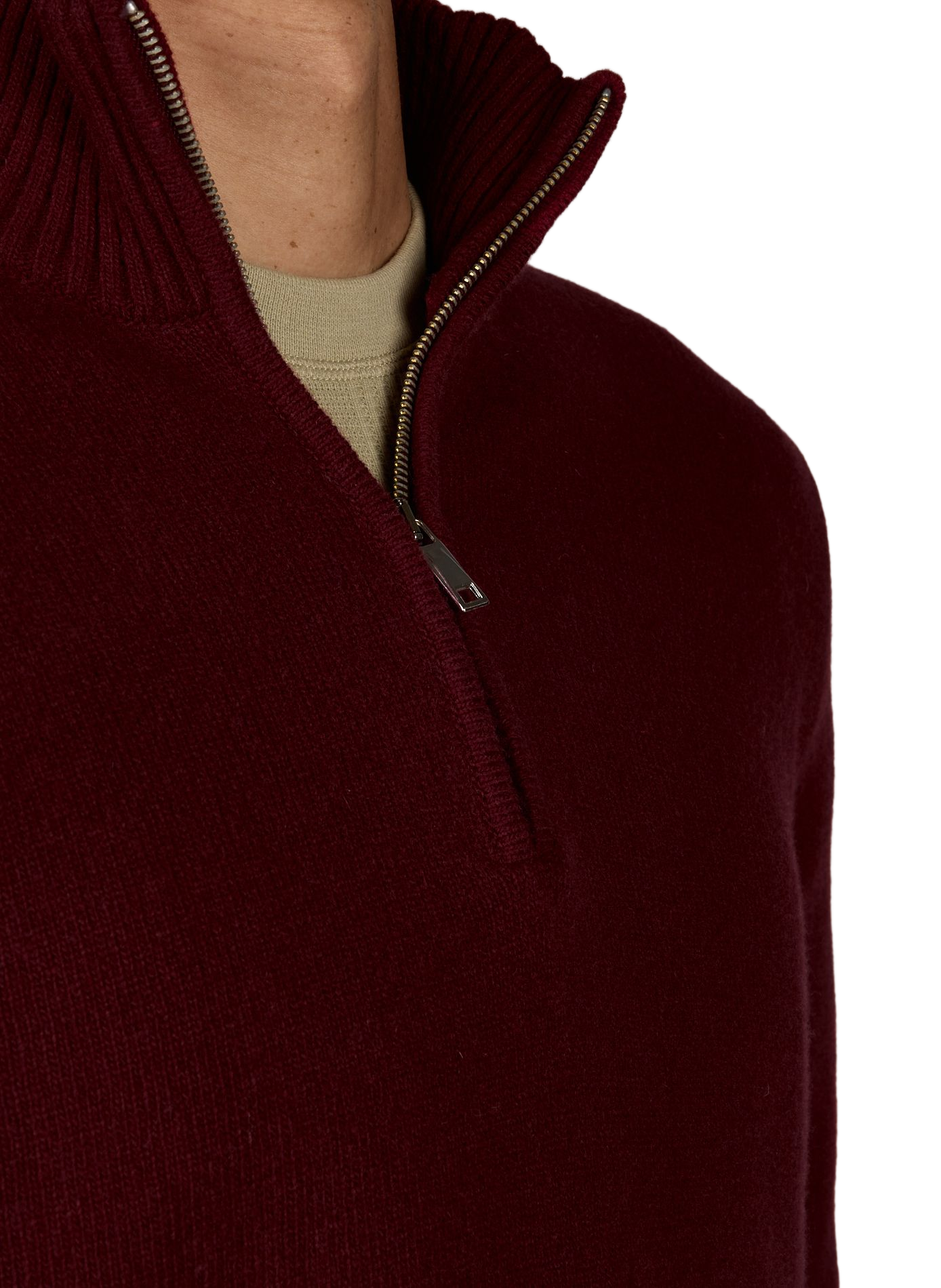 Knit Gefil Sweater AU PRINTEMPS PARIS Red