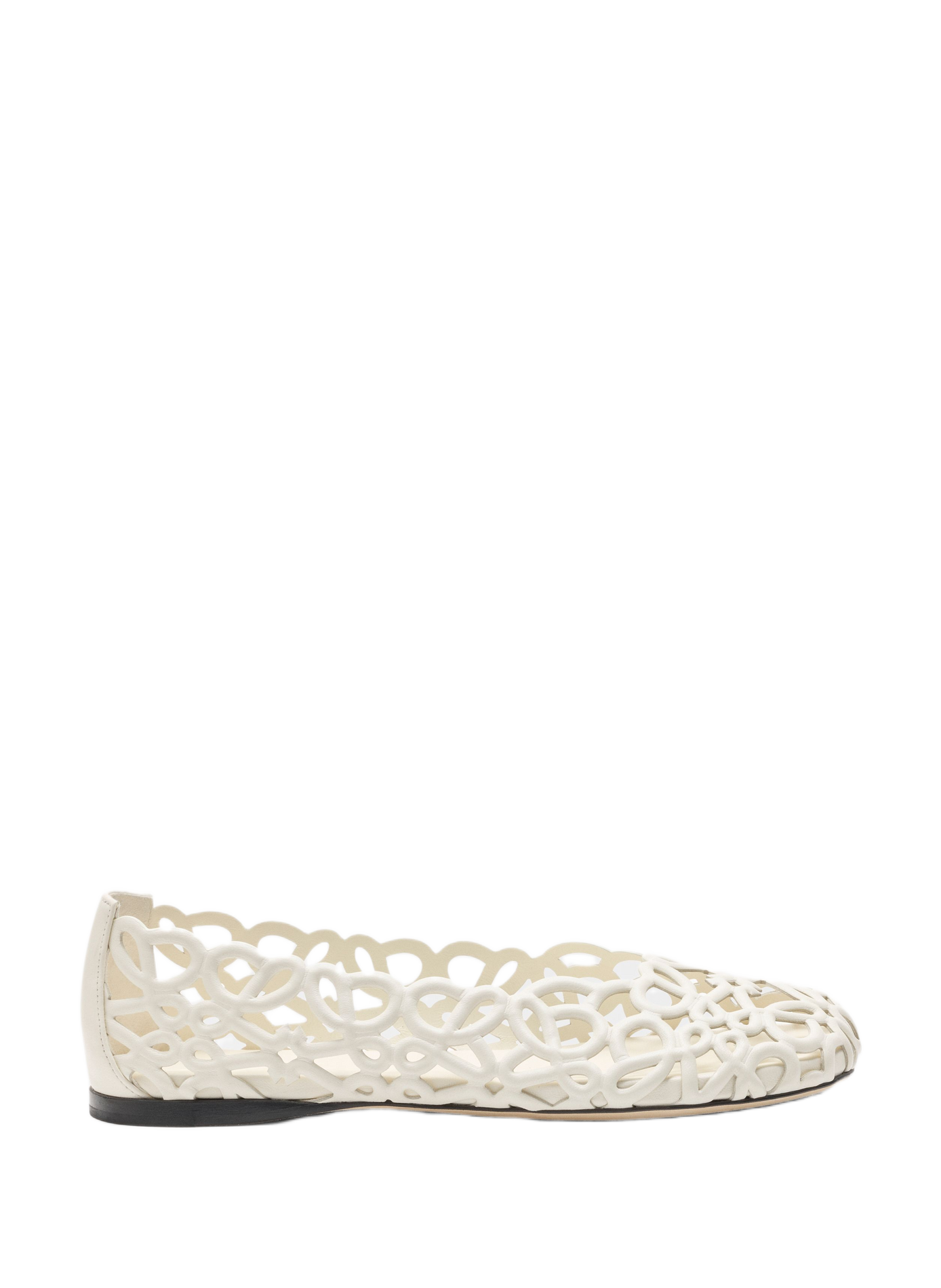 Petal Anagram Ballerinas aus Lammleder PETAL ANAGRAM White
