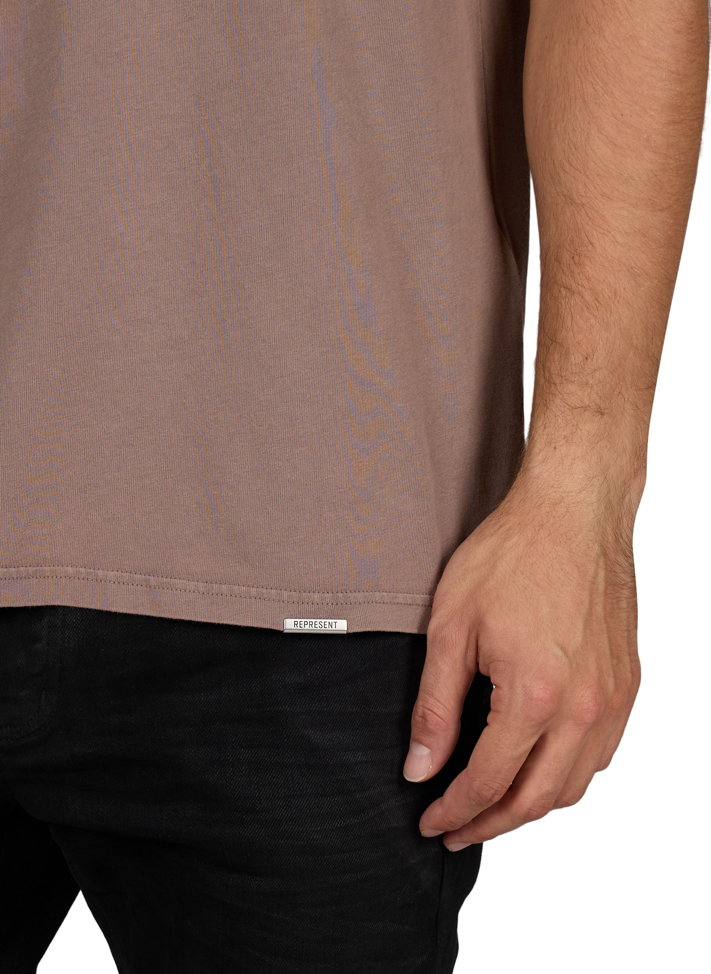 Tee-shirt en coton REPRESENT Marron