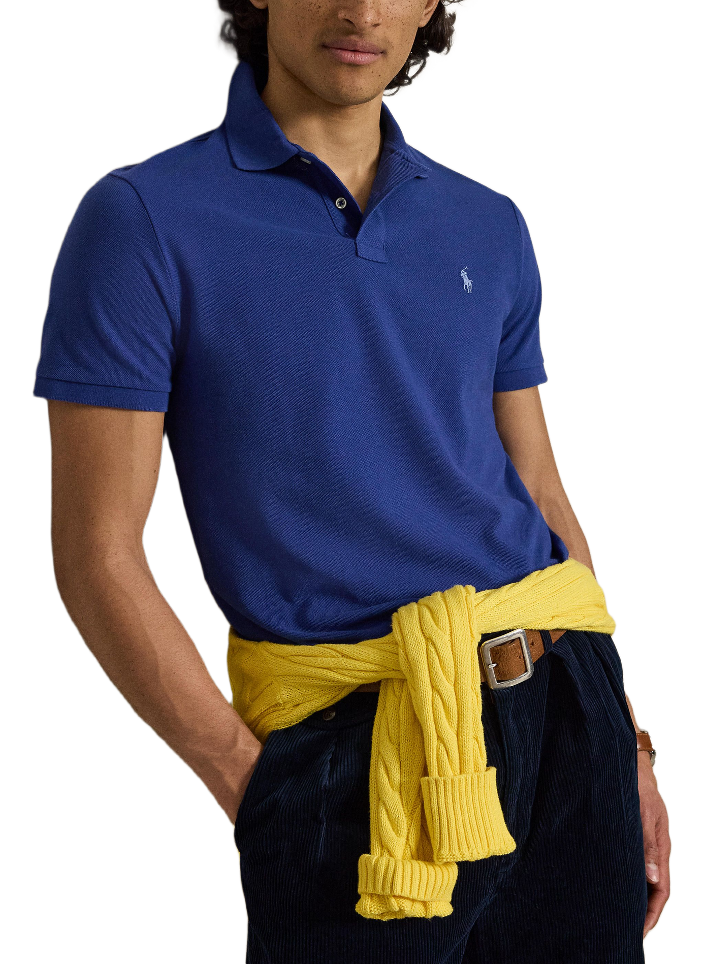 Polo en coton POLO RALPH LAUREN Bleu