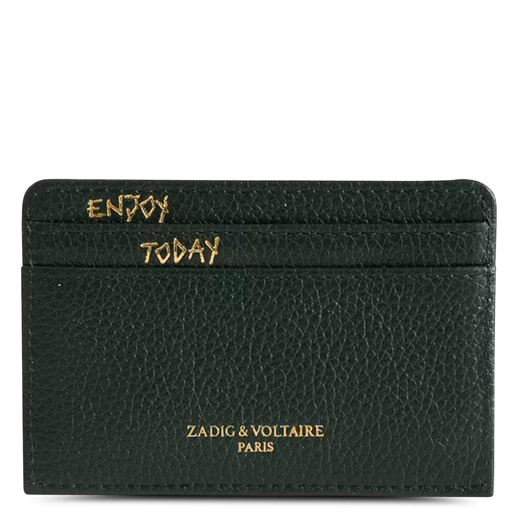 Lederen kaarthouder zv pass | Groen ZADIG&VOLTAIRE Dames