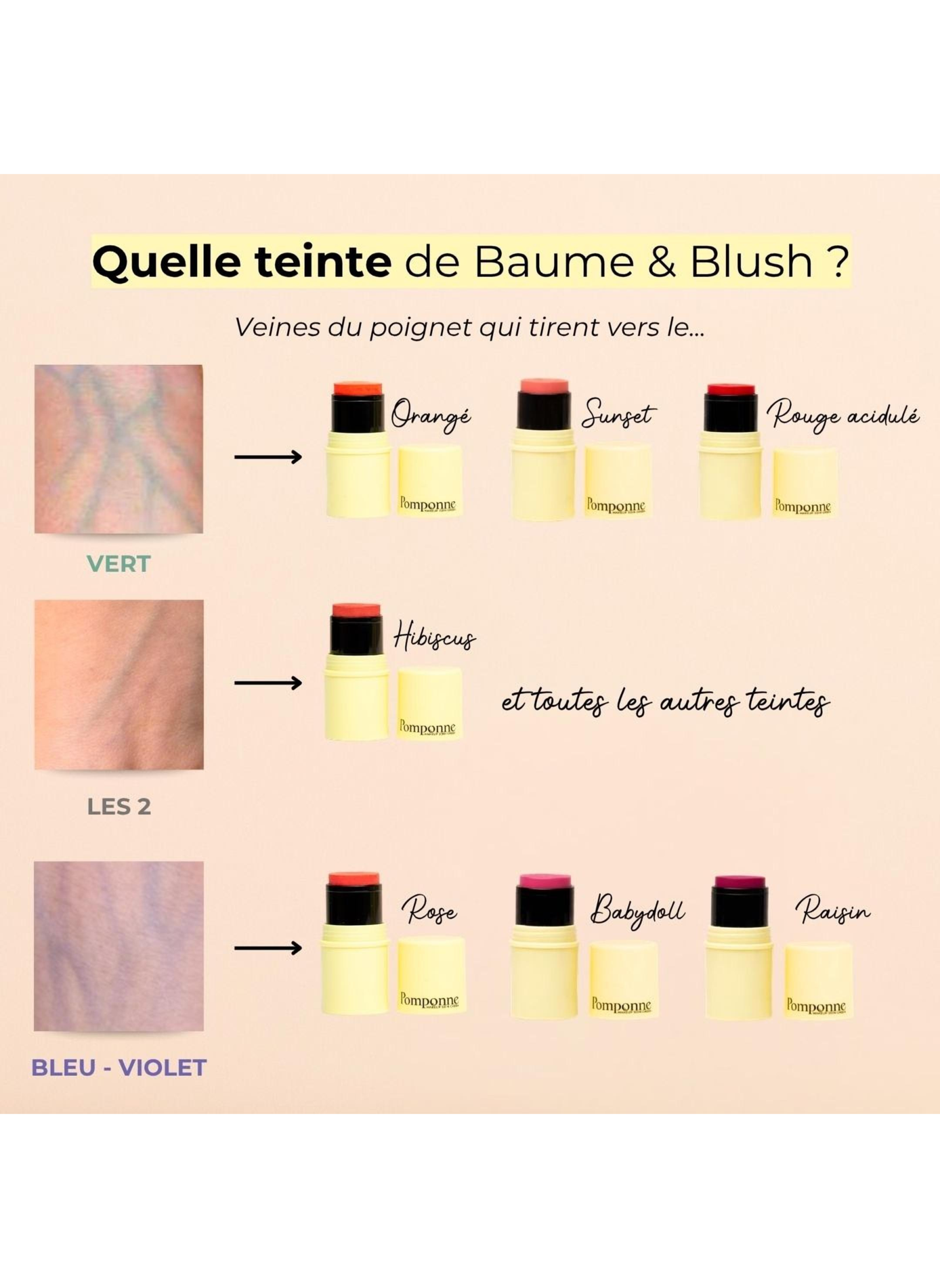 Fantastic Balm & Blush POMPONNE Sunset