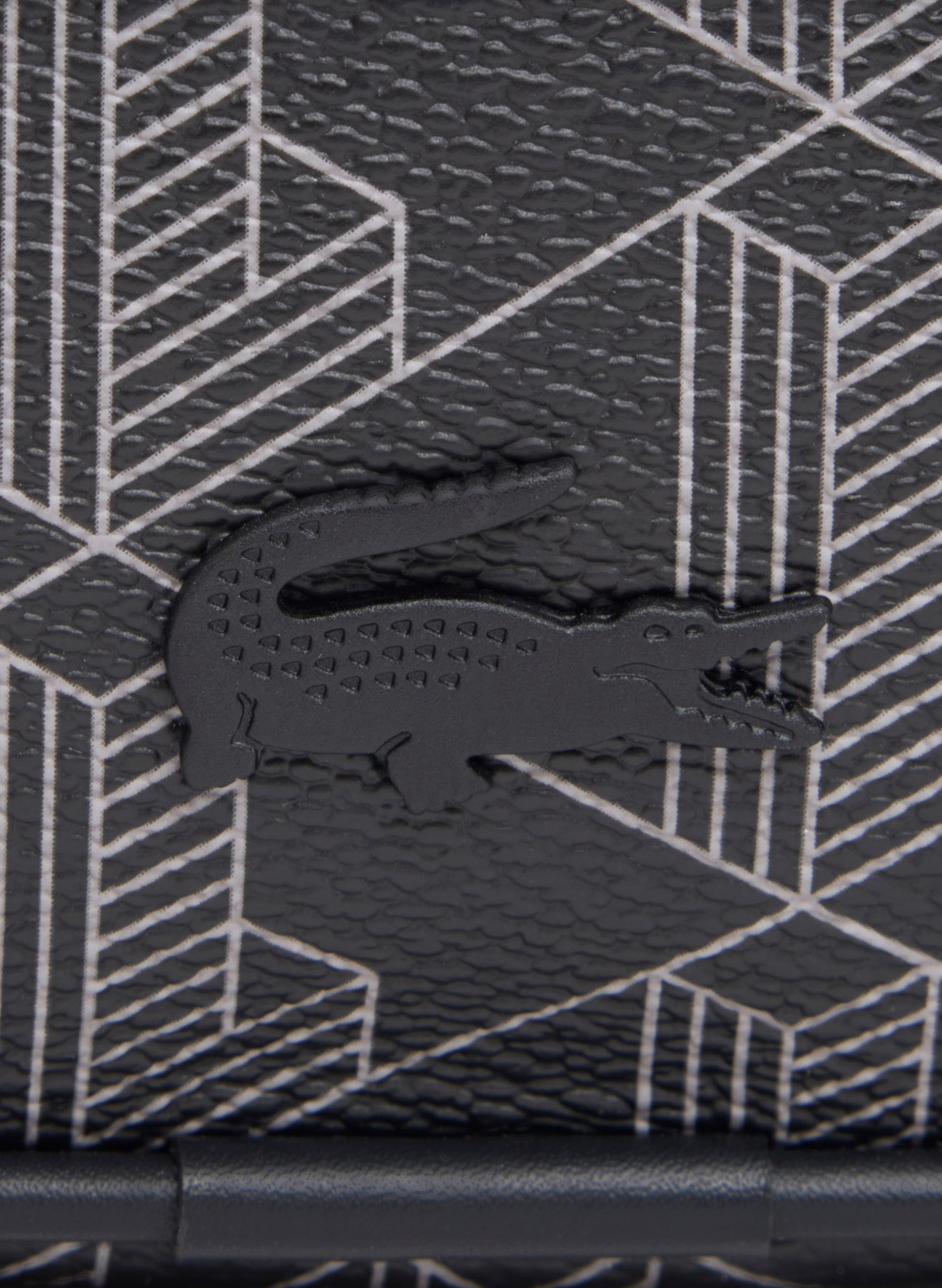 Heuptas met ritssluiting in jacquard LACOSTE Grijs