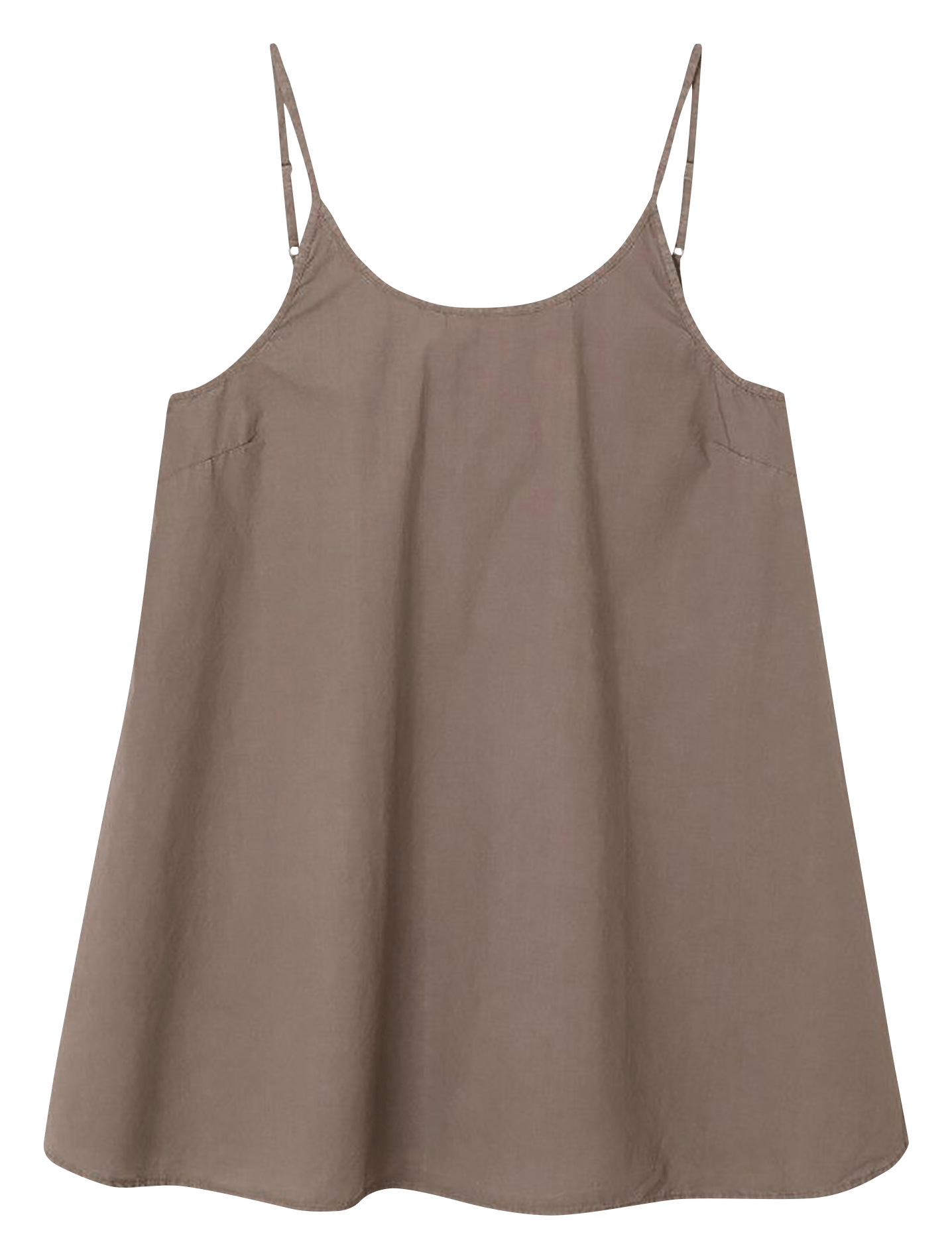 Robe courte à bretelles fines bailow AMERICAN VINTAGE Gris