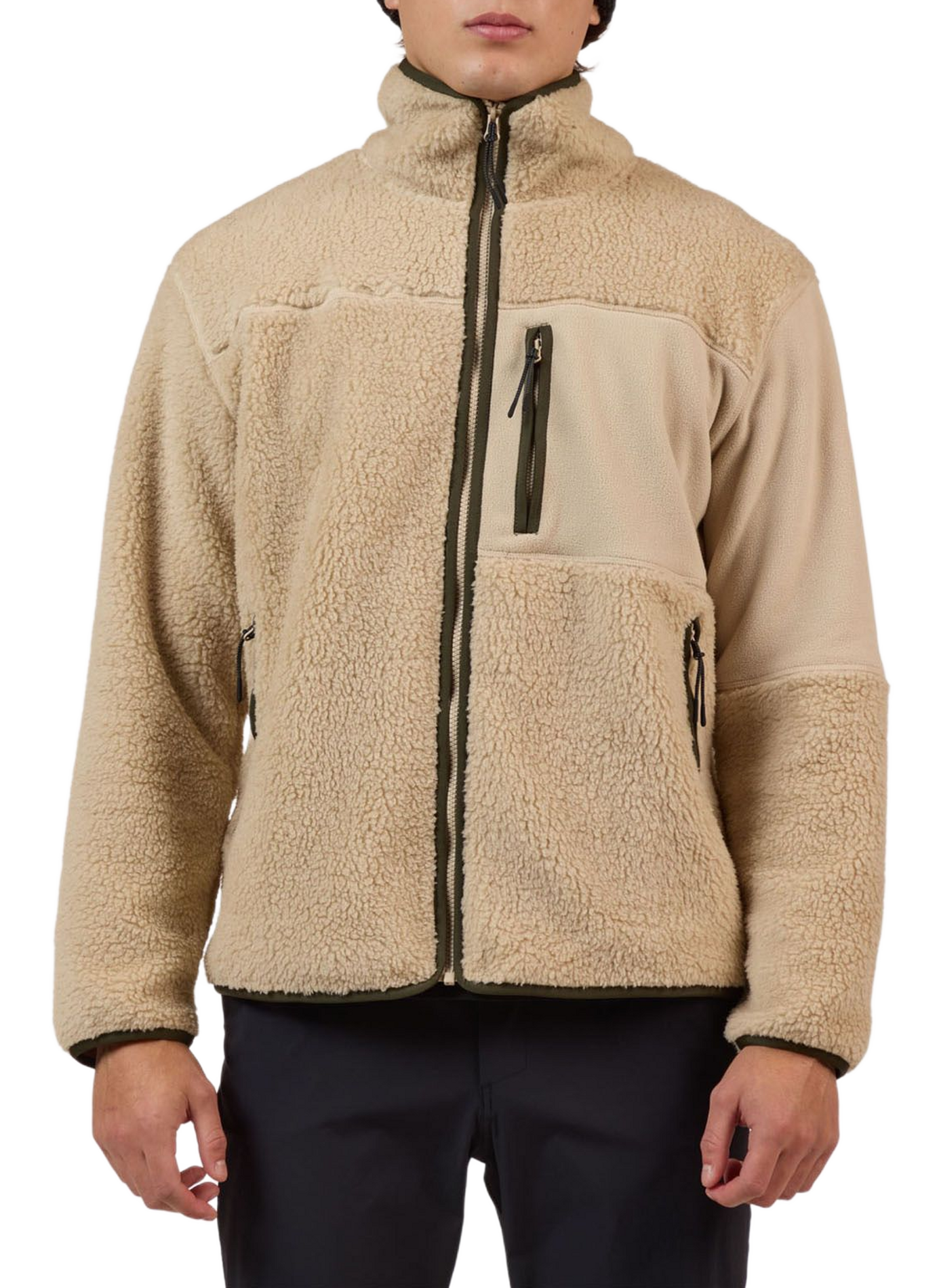 Veste polaire col montant sherpa ROSSIGNOL Beige