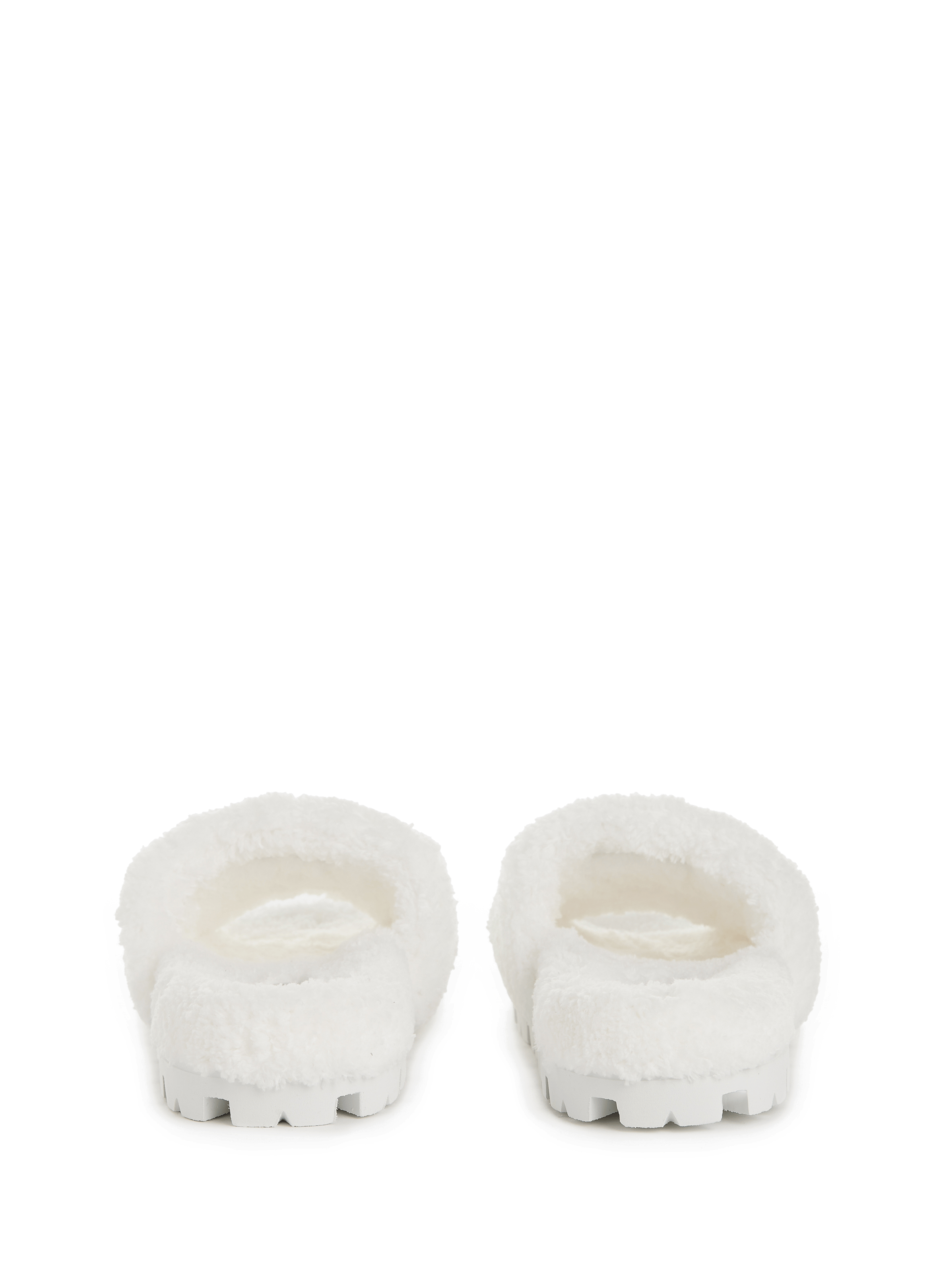 Towelling fabric mules PRADA Multicolour