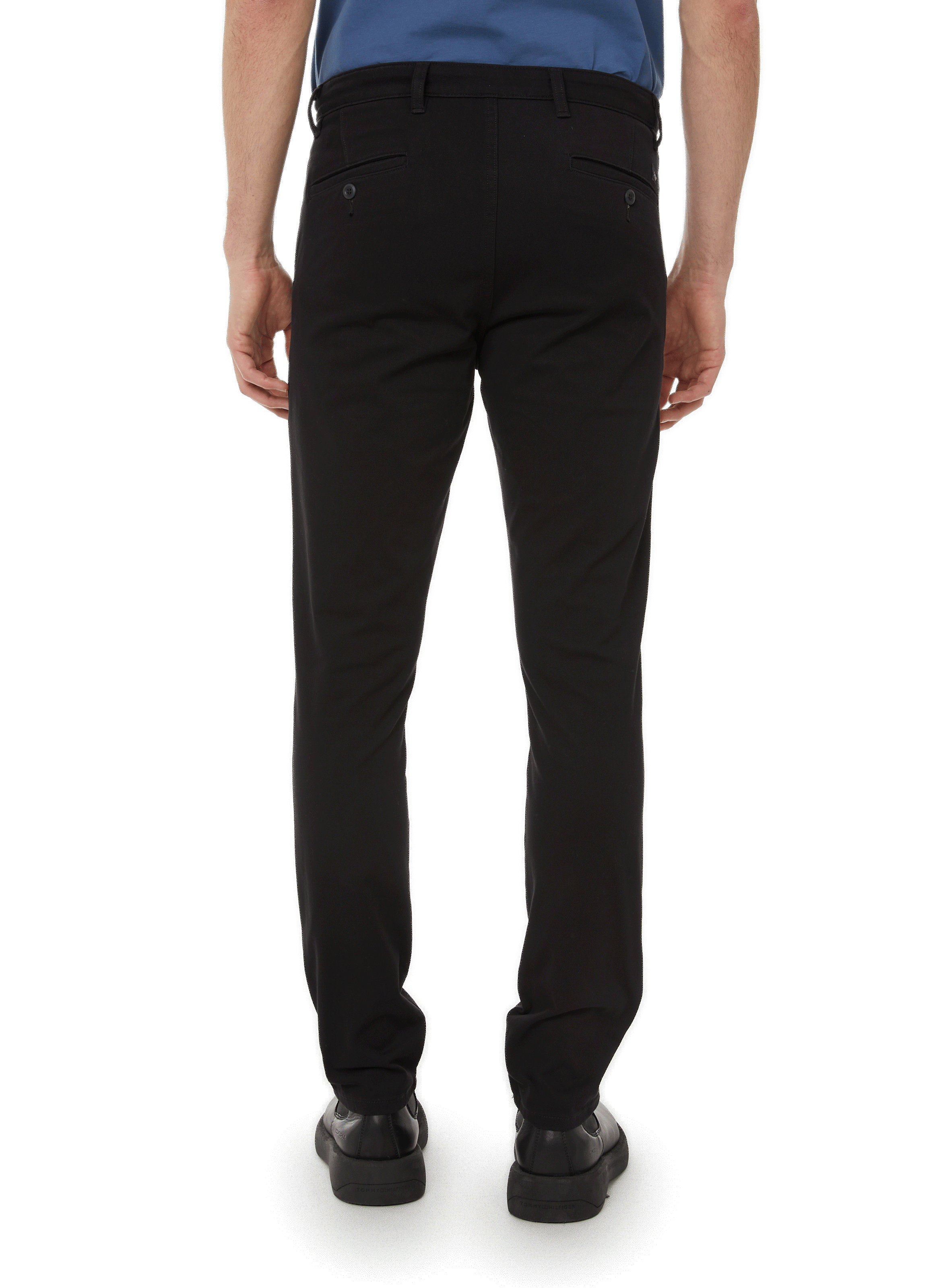 Skinny cotton-blend trousers DOCKERS Black