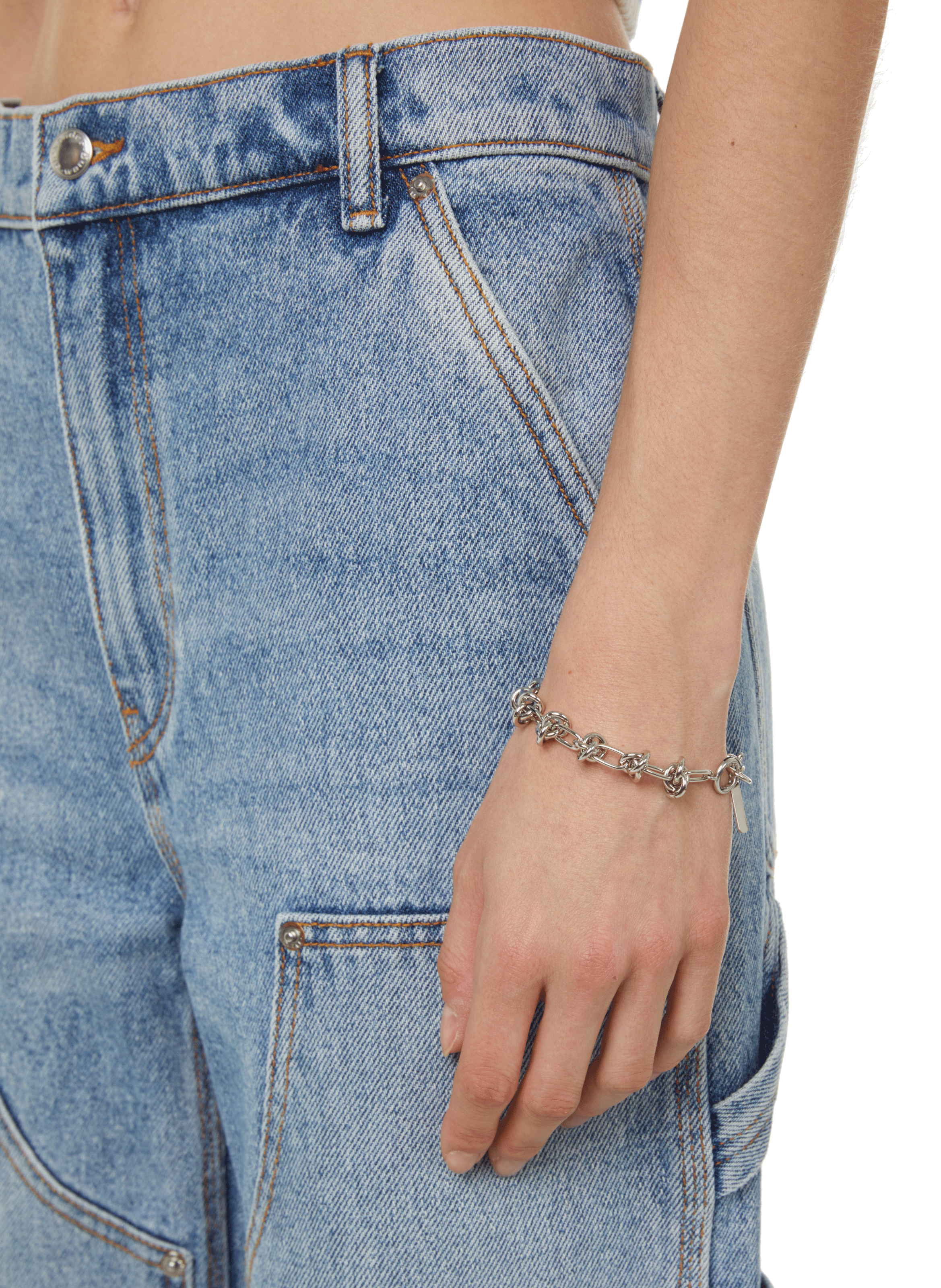 Jean cargo en coton ALEXANDER WANG Bleu