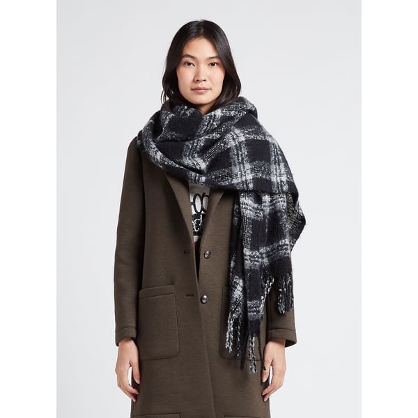 Echarpe épaisse à carreaux