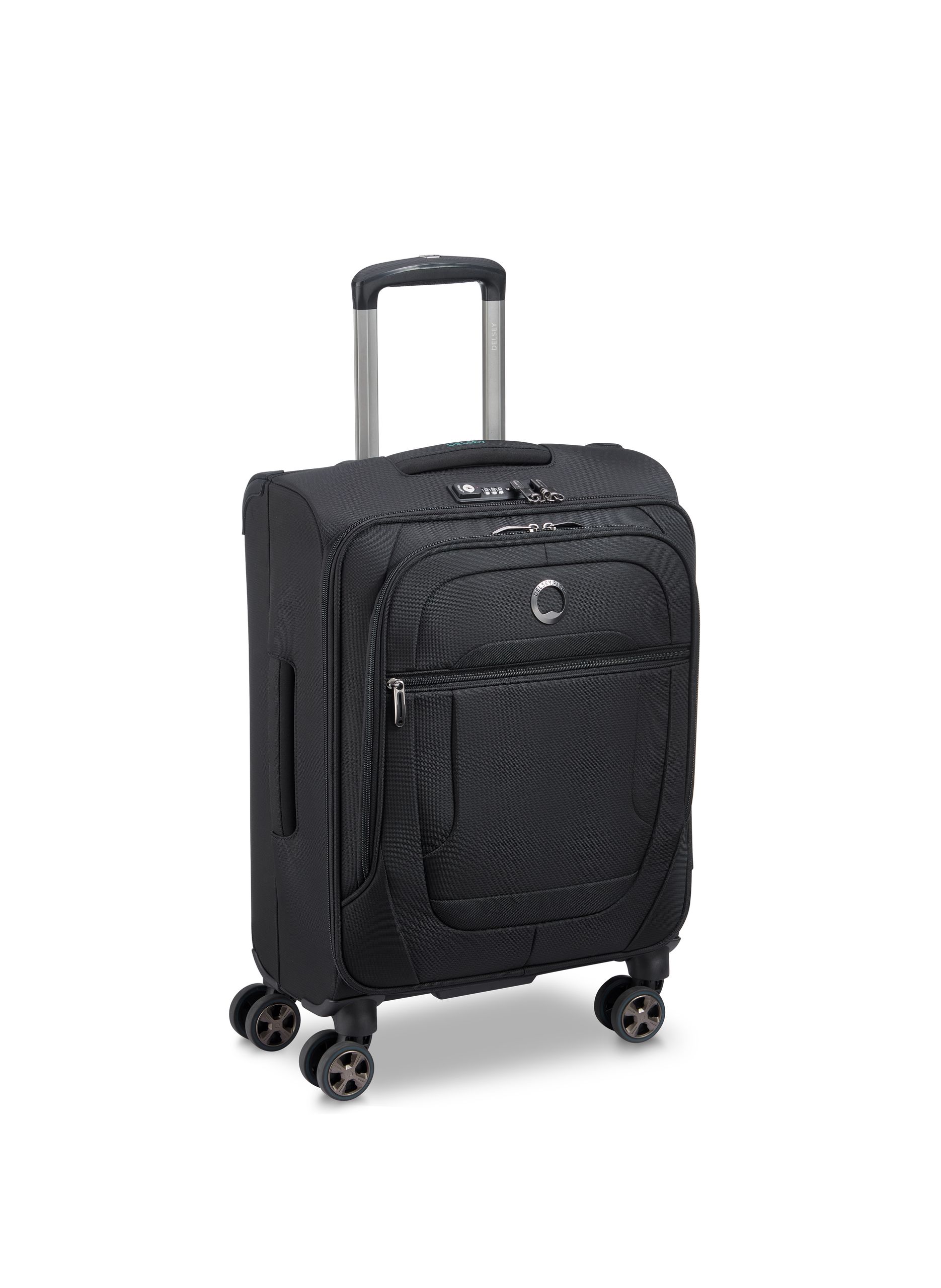 Valise cabine souple taille s - helium dlx DELSEY PARIS Noir