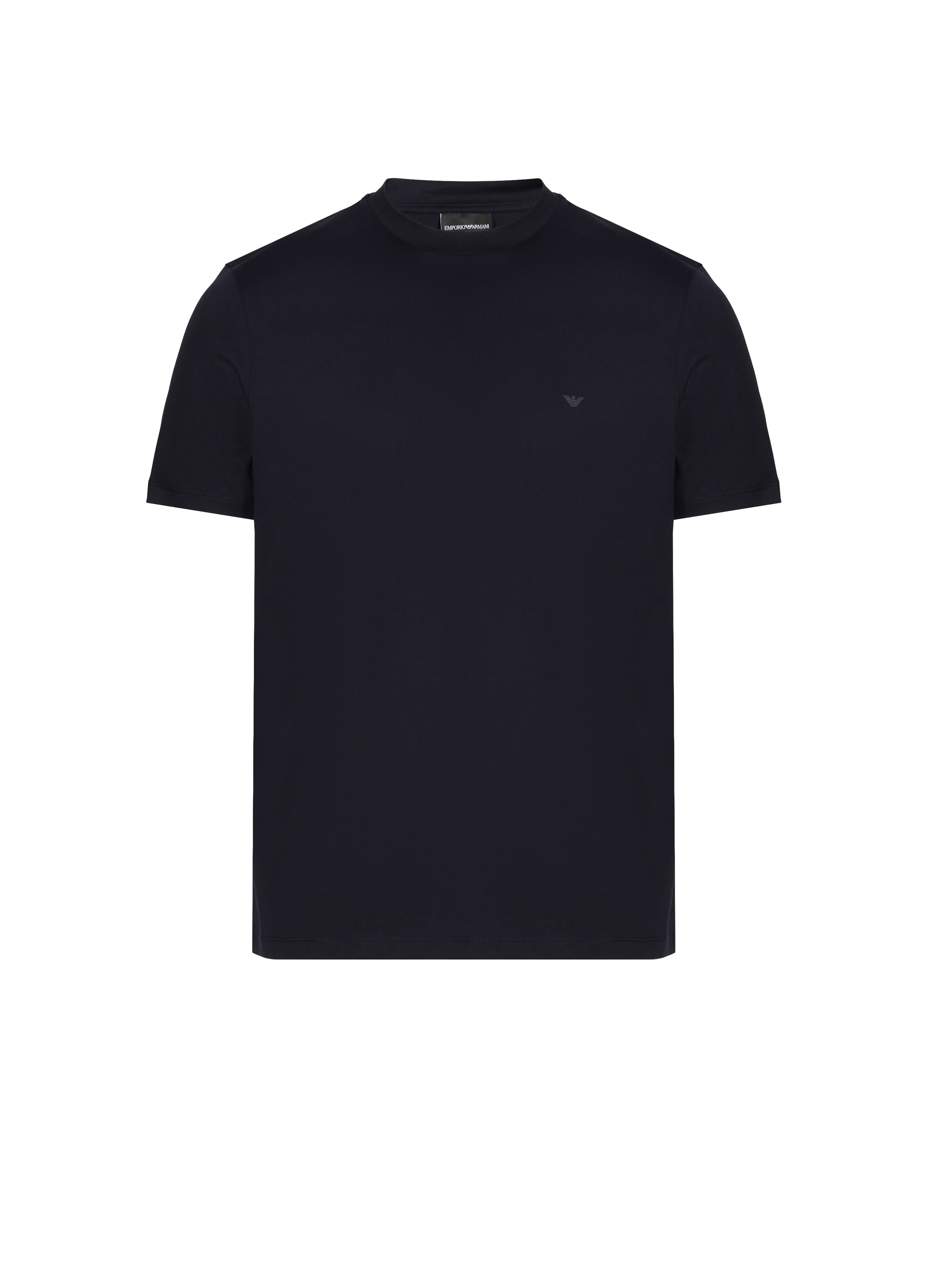 Cotton T-shirt EMPORIO ARMANI Blue