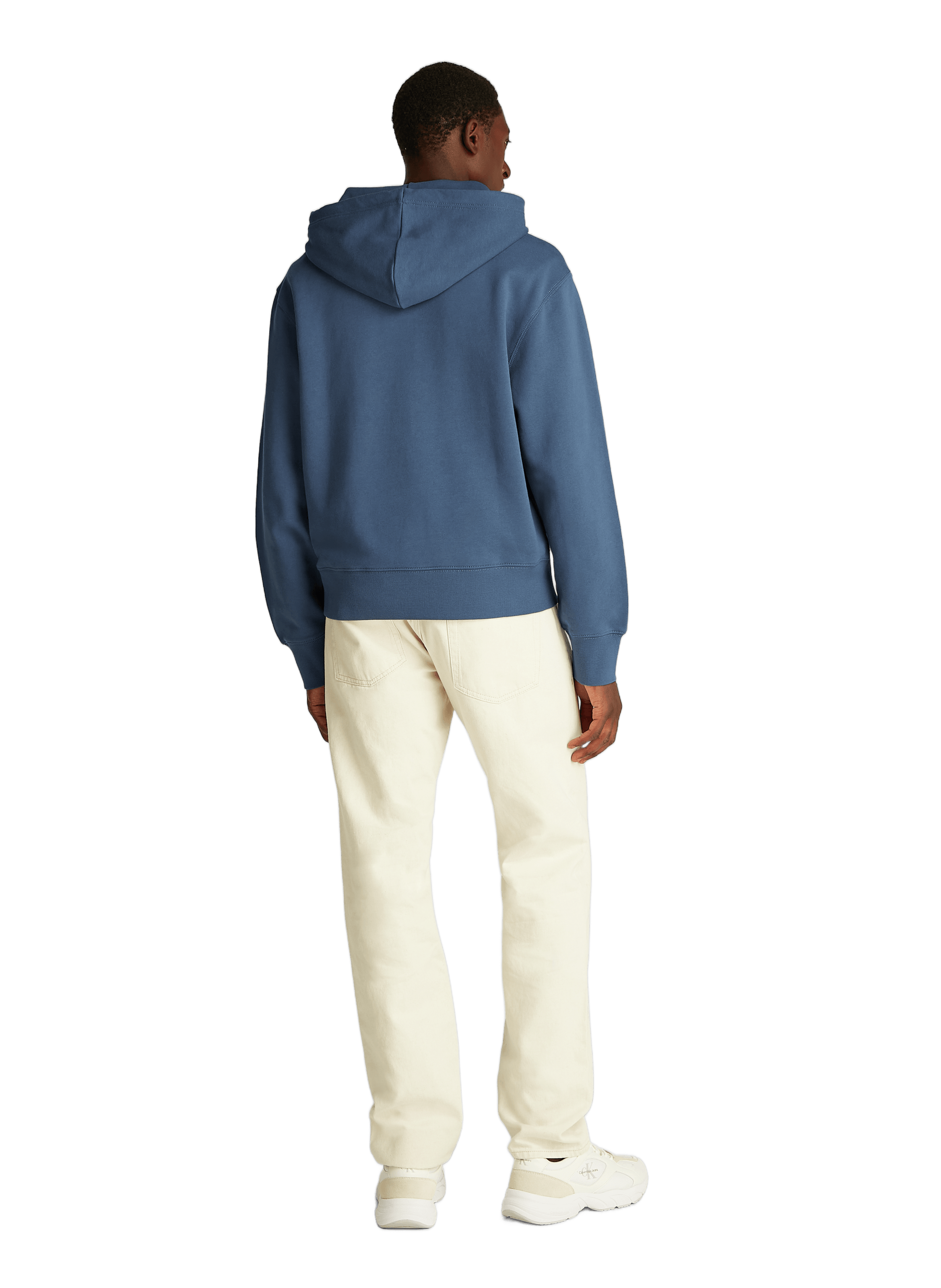 Hoodie en coton  Bleu