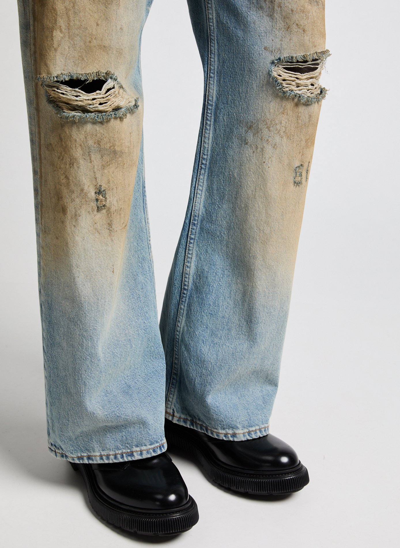 Jean coupe ample en coton ACNE STUDIOS Bleu