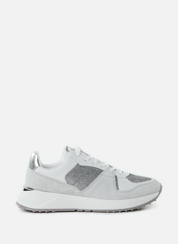 I love leather sneakers Silver by MICHAEL KORS MICHAEL KORS I love leather sneakers Silver