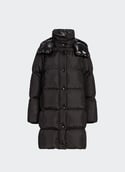 Doudoune matelassée mi-longue LITTE LONG COAT Black