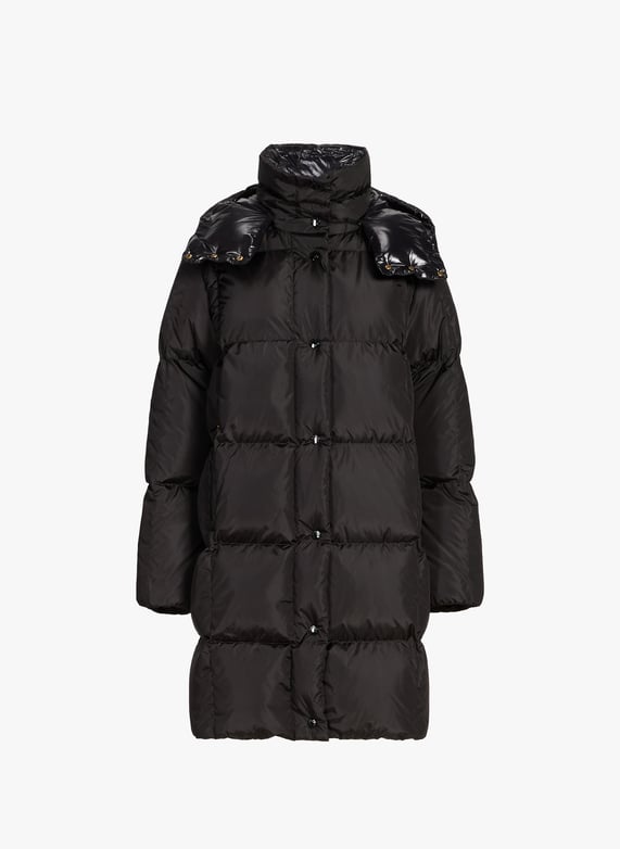 Doudoune matelassée mi-longue | Noir by MONCLER Doudoune matelassée mi-longue Noir