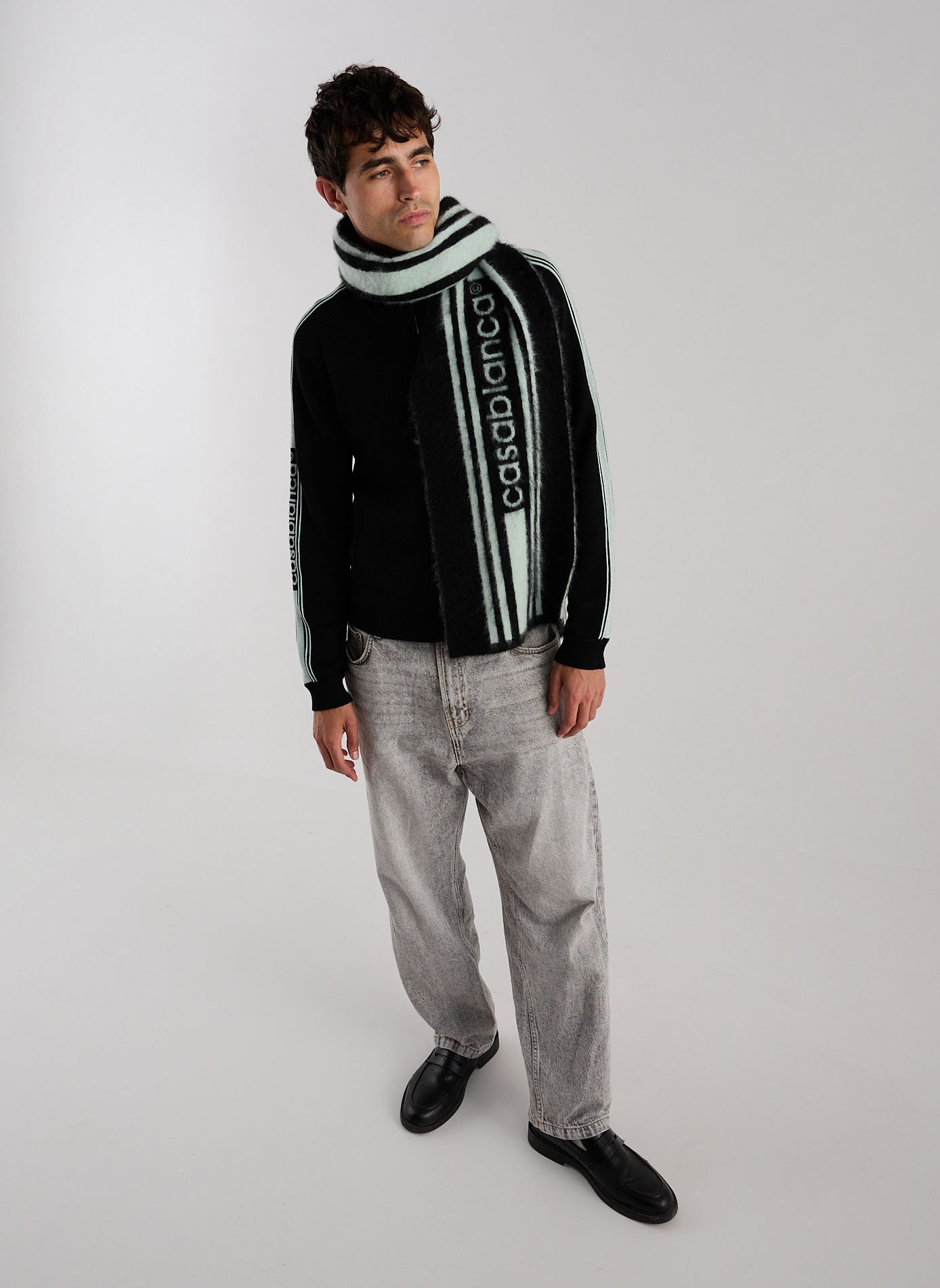 Zip-up hoodie CASABLANCA PARIS Black