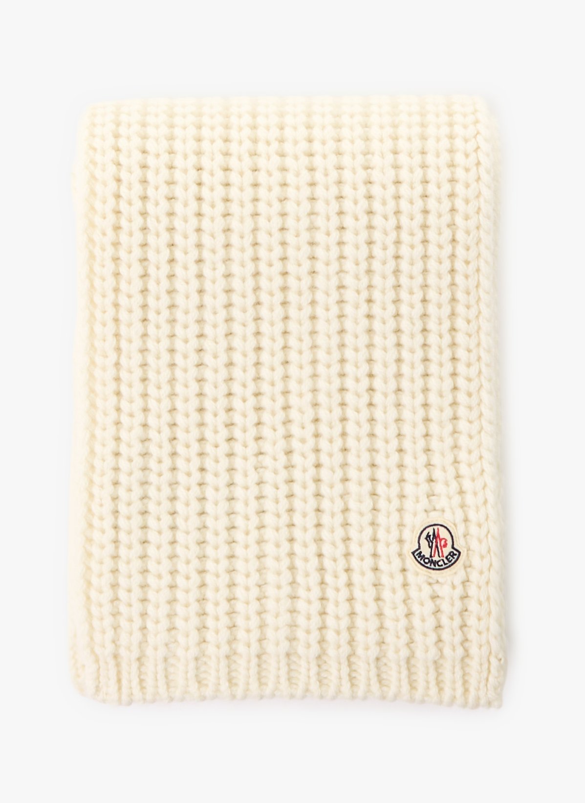 Moncler Echarpe En Laine Et Cachemire In Neutral