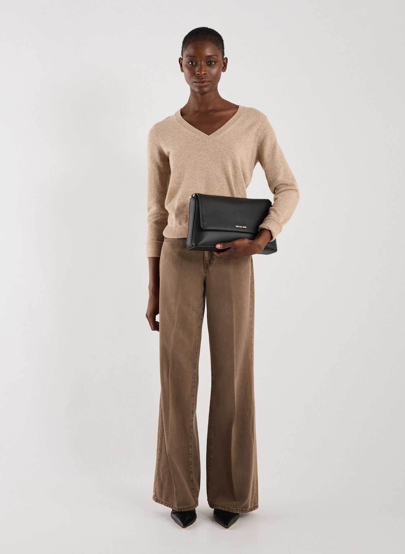 Leather Shoulder bag MICHAEL KORS Black