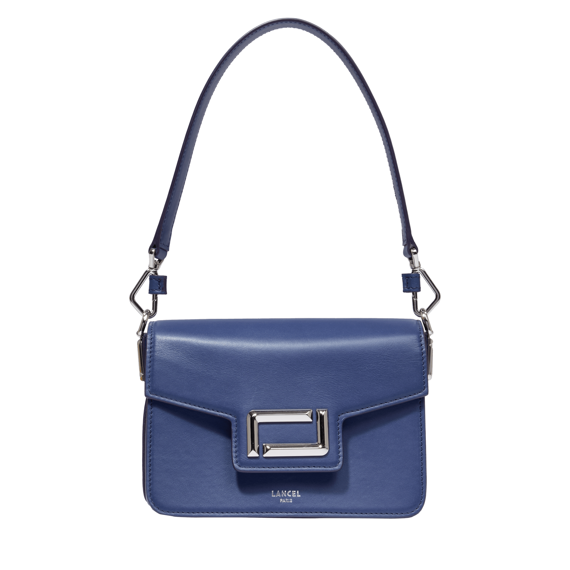 Sac rabat s angèle de lancel en cuir LANCEL Bleu