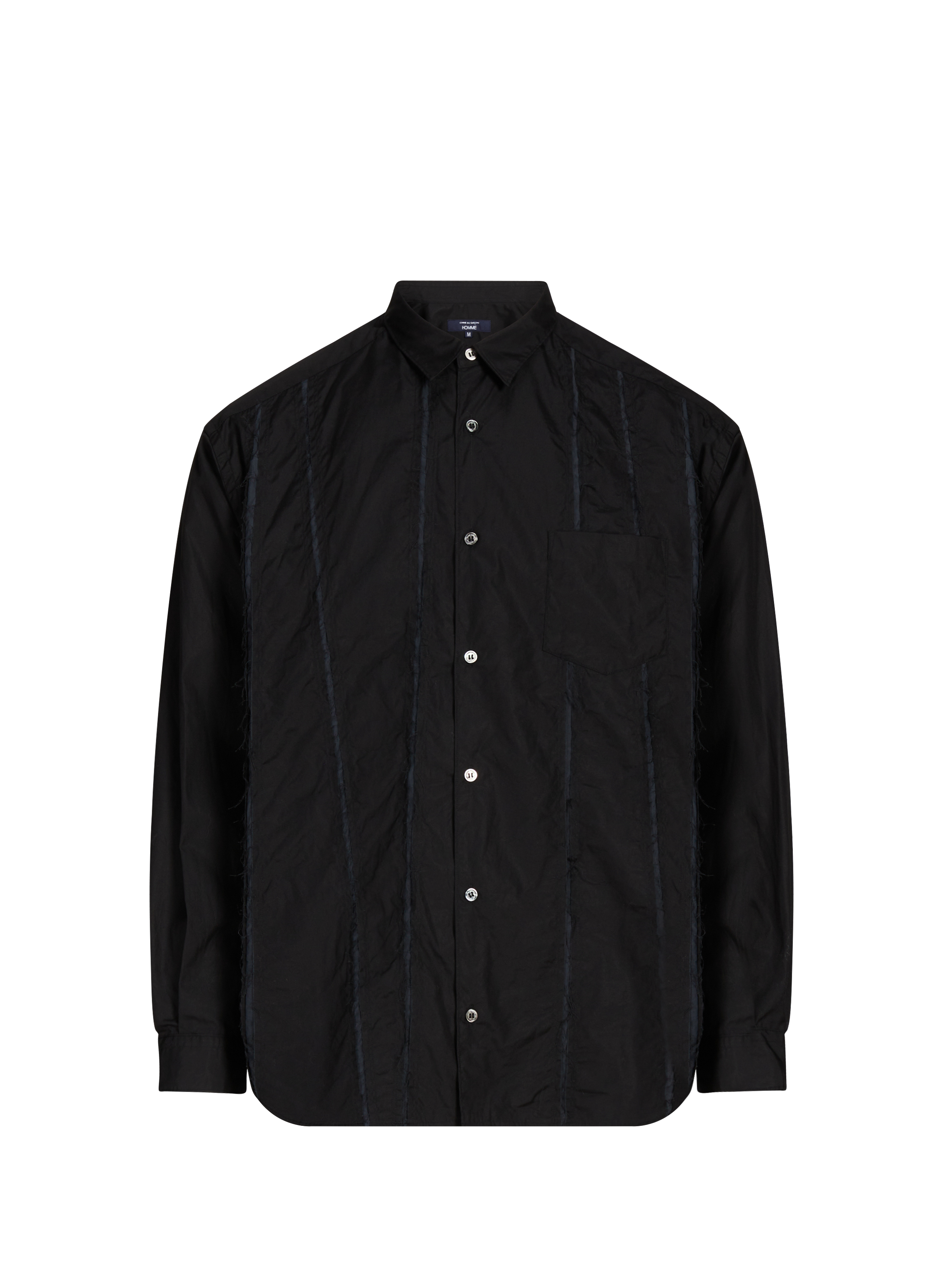Chemise col classique manches contrastantes en coton COMME DES GARCONS HOMME