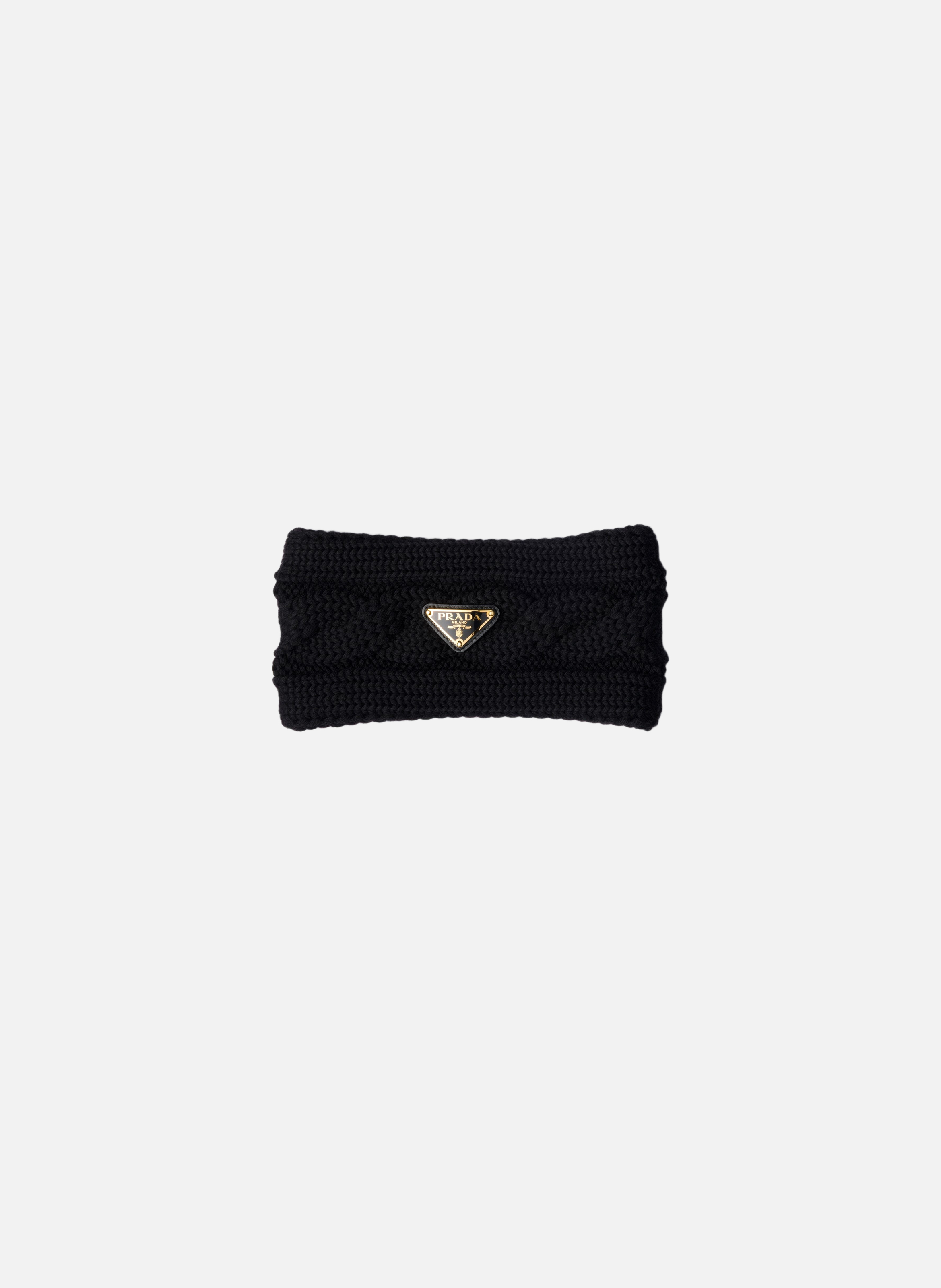 Bandeau en laine PRADA Noir