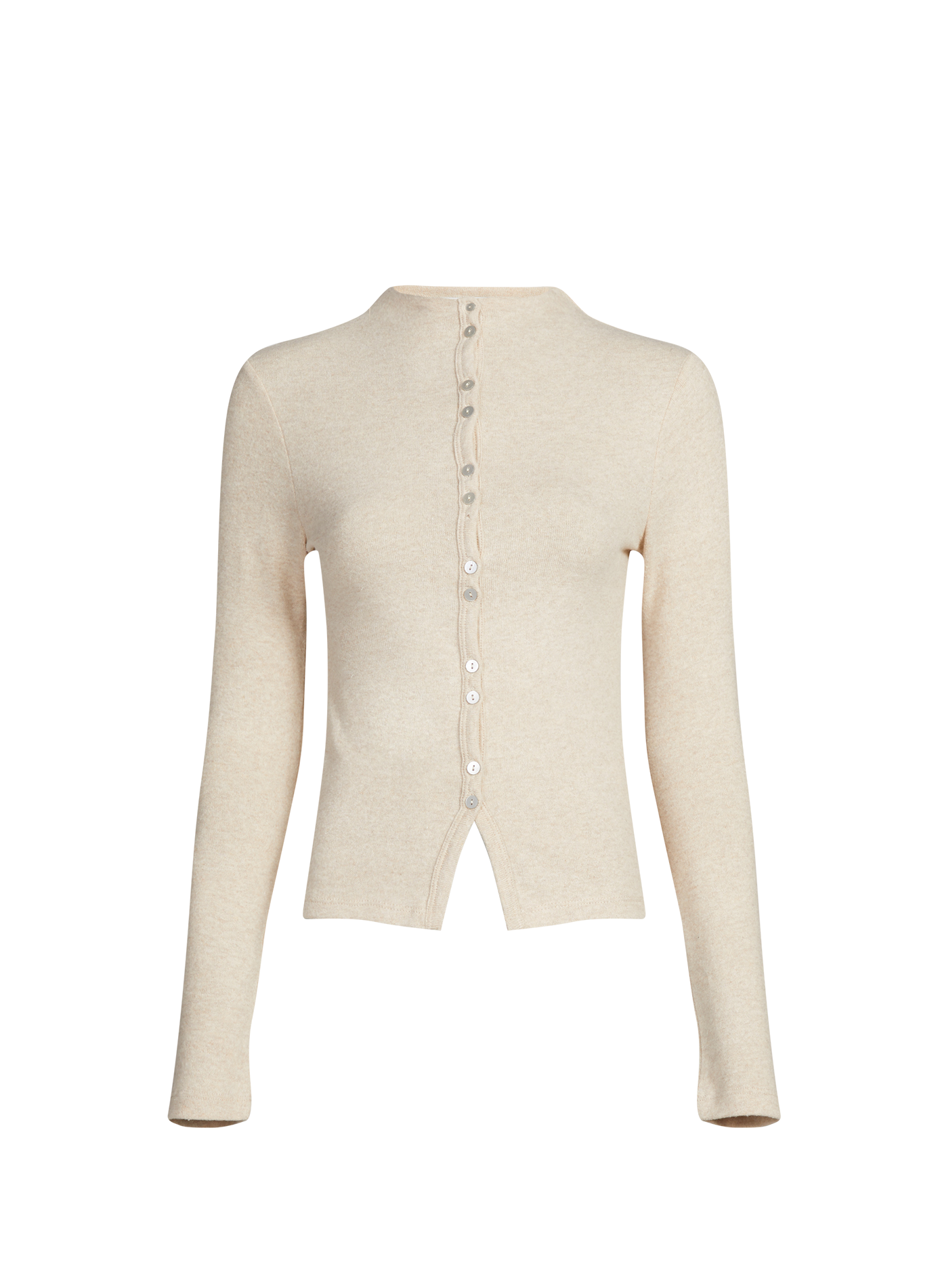 Cardigan en coton mélangé TOPSHOP Beige