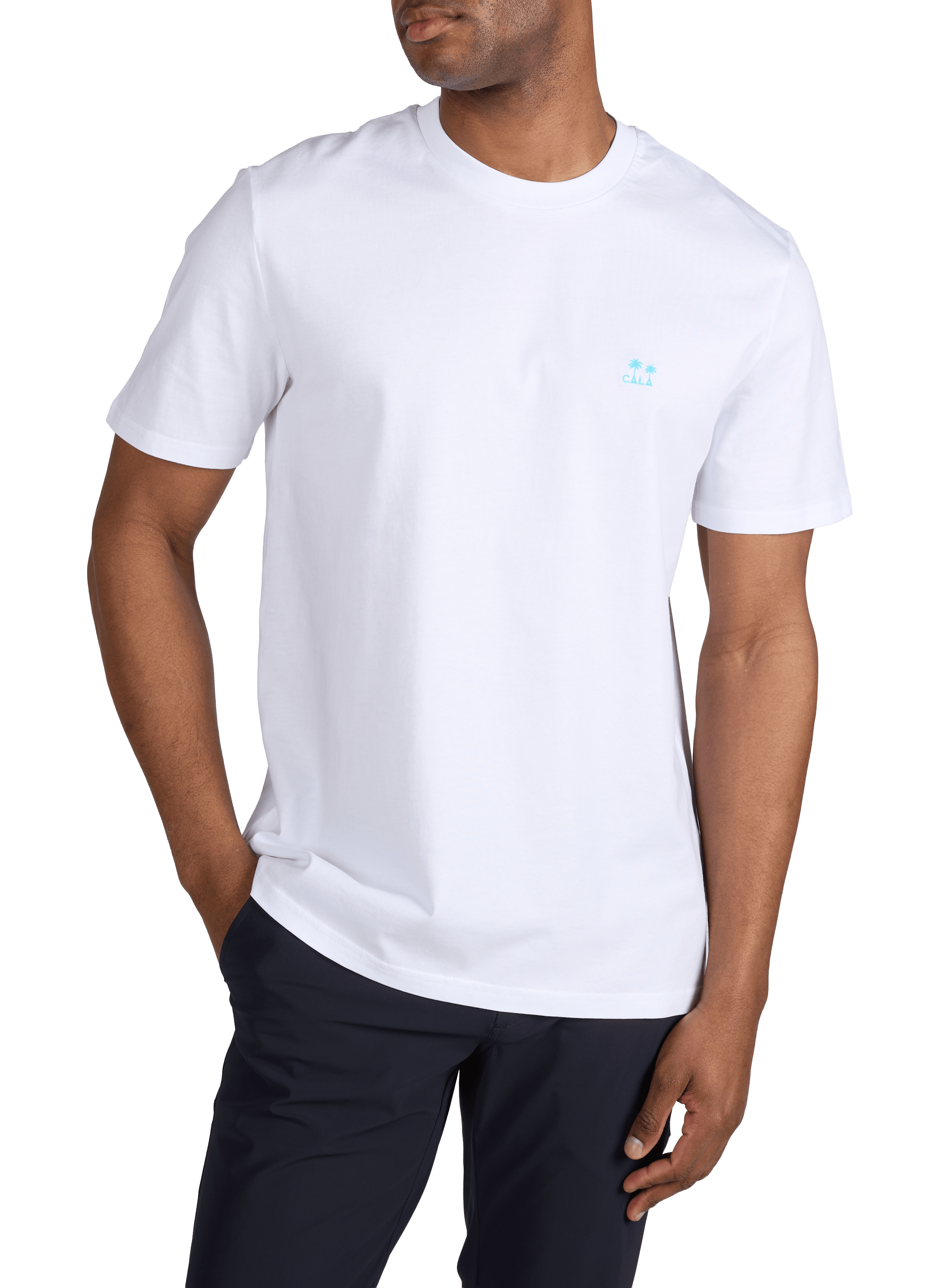 Cotton round-neck T-shirt 1789 CALA White