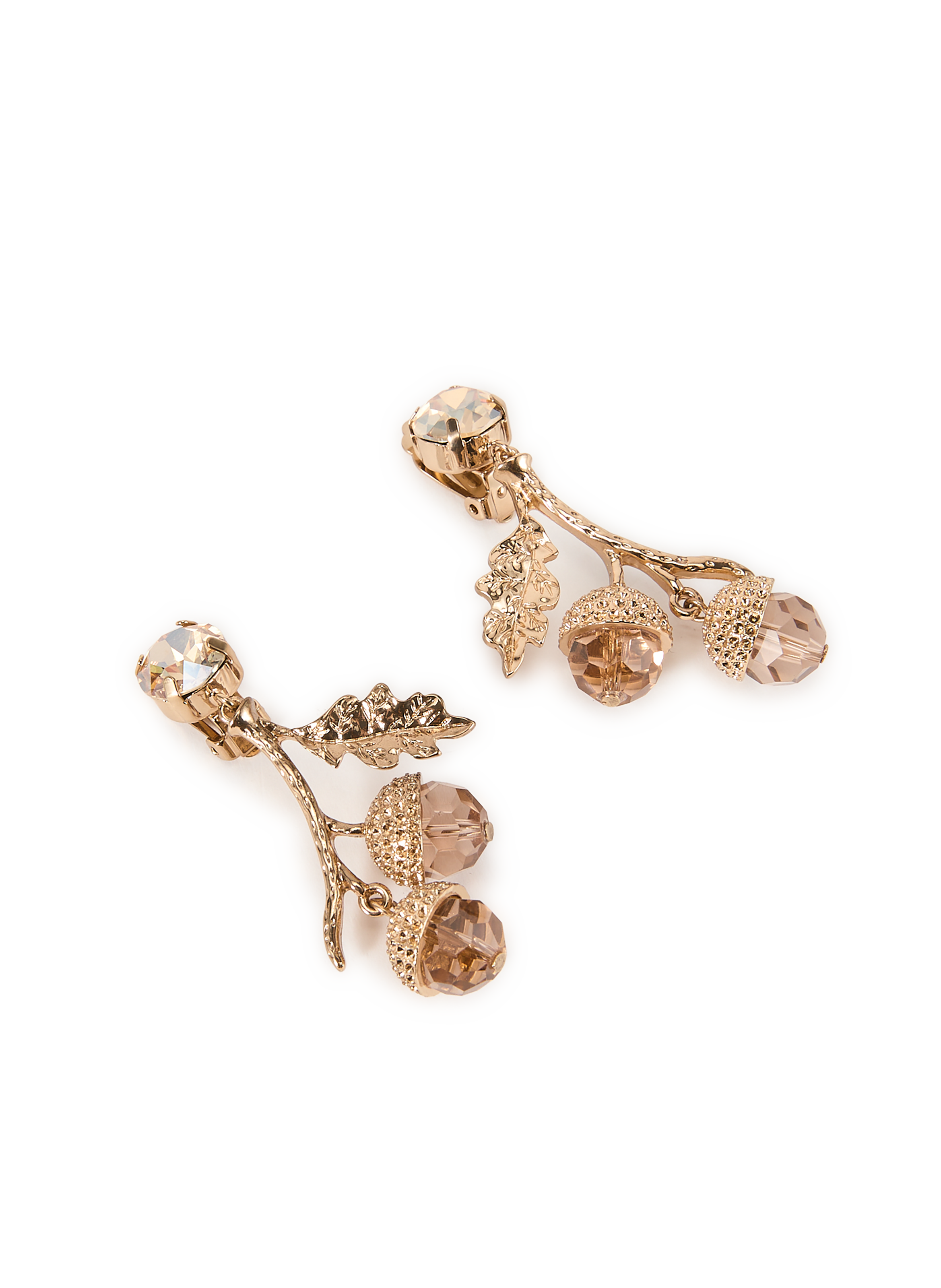 Set necklace and dangling earrings Wkaonde MAX MARA WEEK END Golden